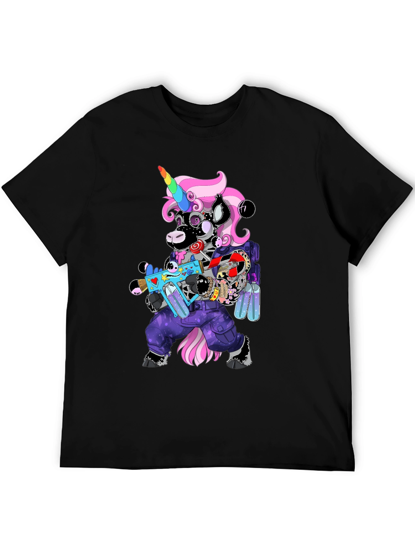 Unicorn Cyberpunk Graphic T-Shirt