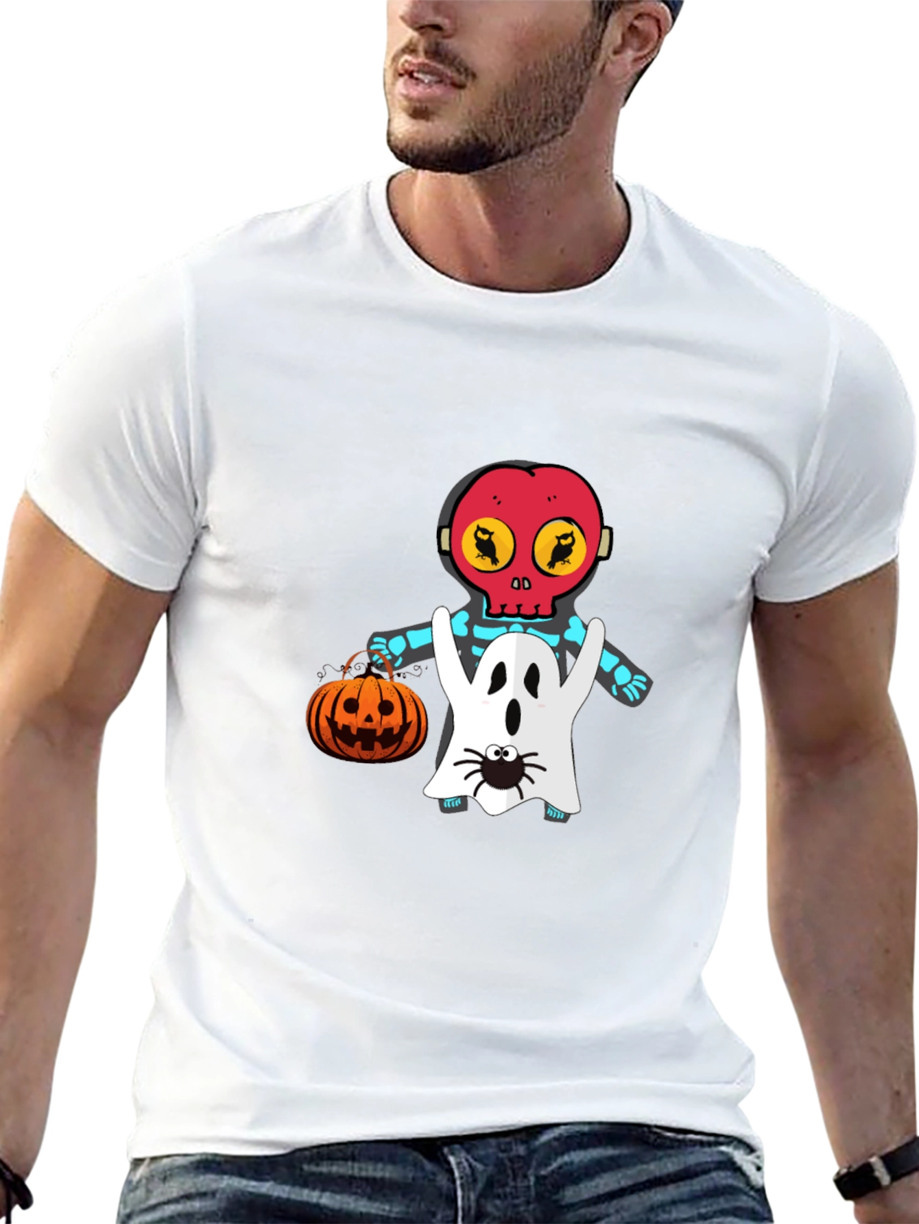 Spooky Season Graphic Tee - Halloween Apparel
