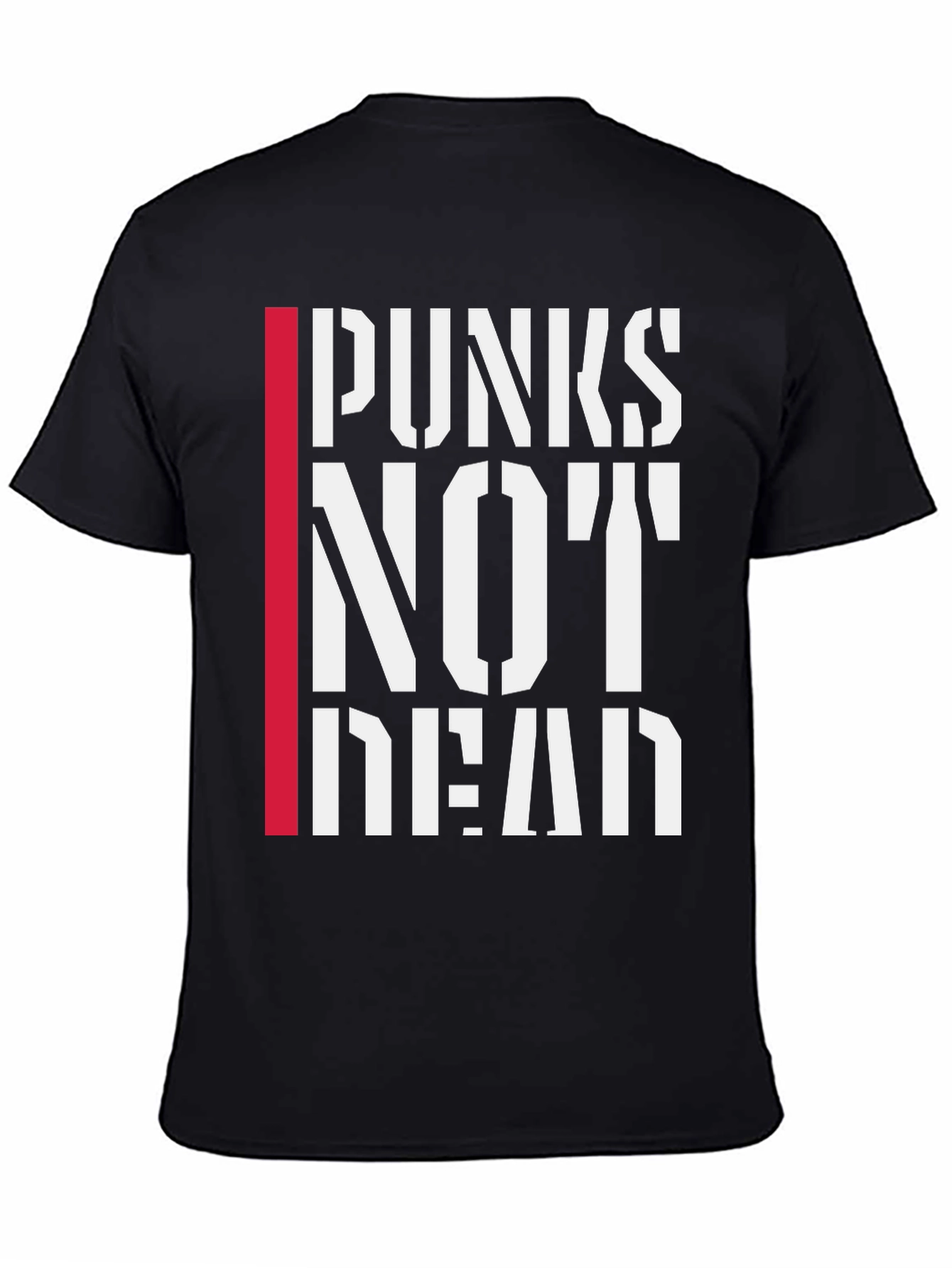 Punx Not Dead Graphic Tee - Black Punk T-Shirt