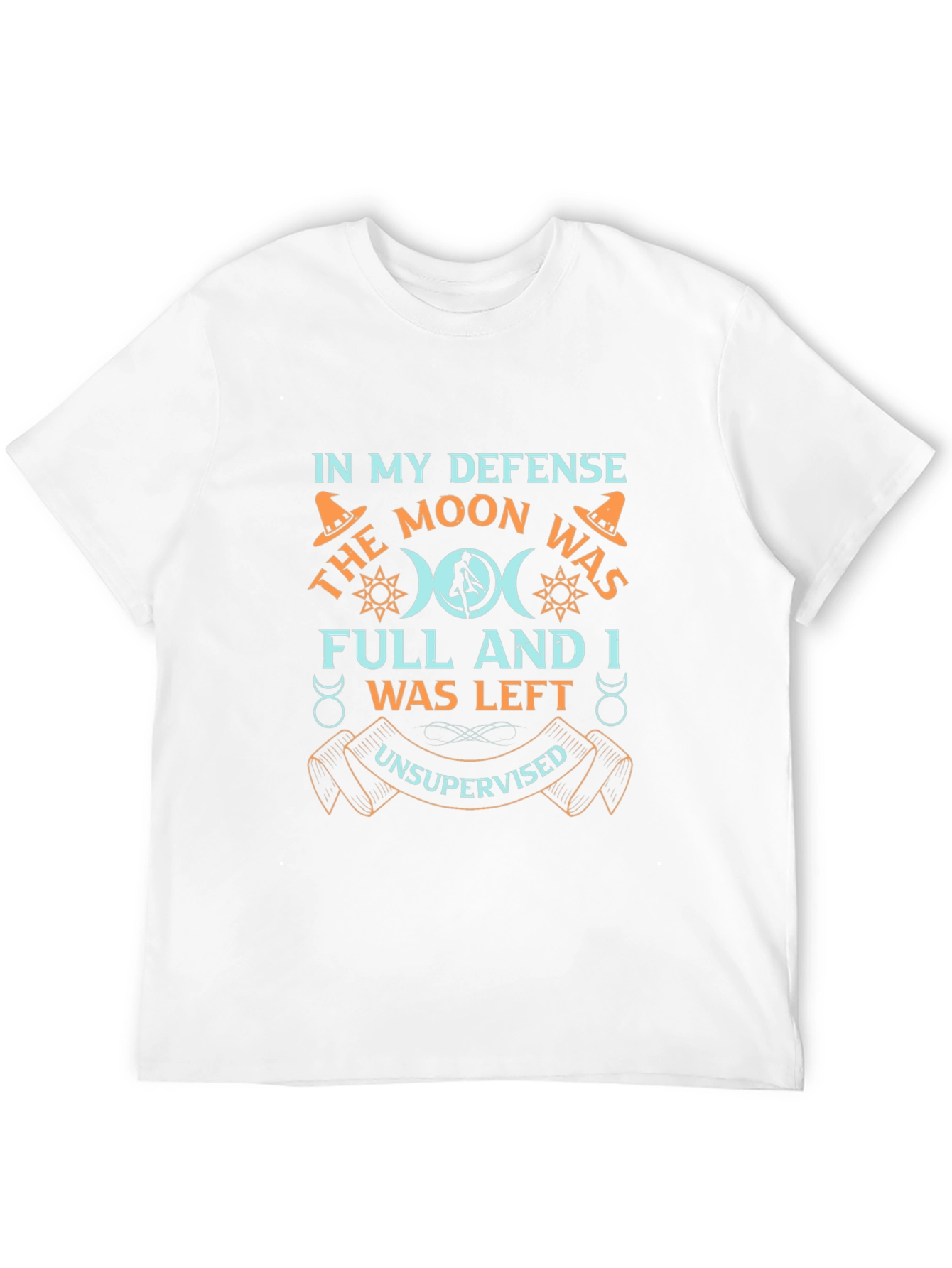 Moon Was Full Graphic T-Shirt - Unisex