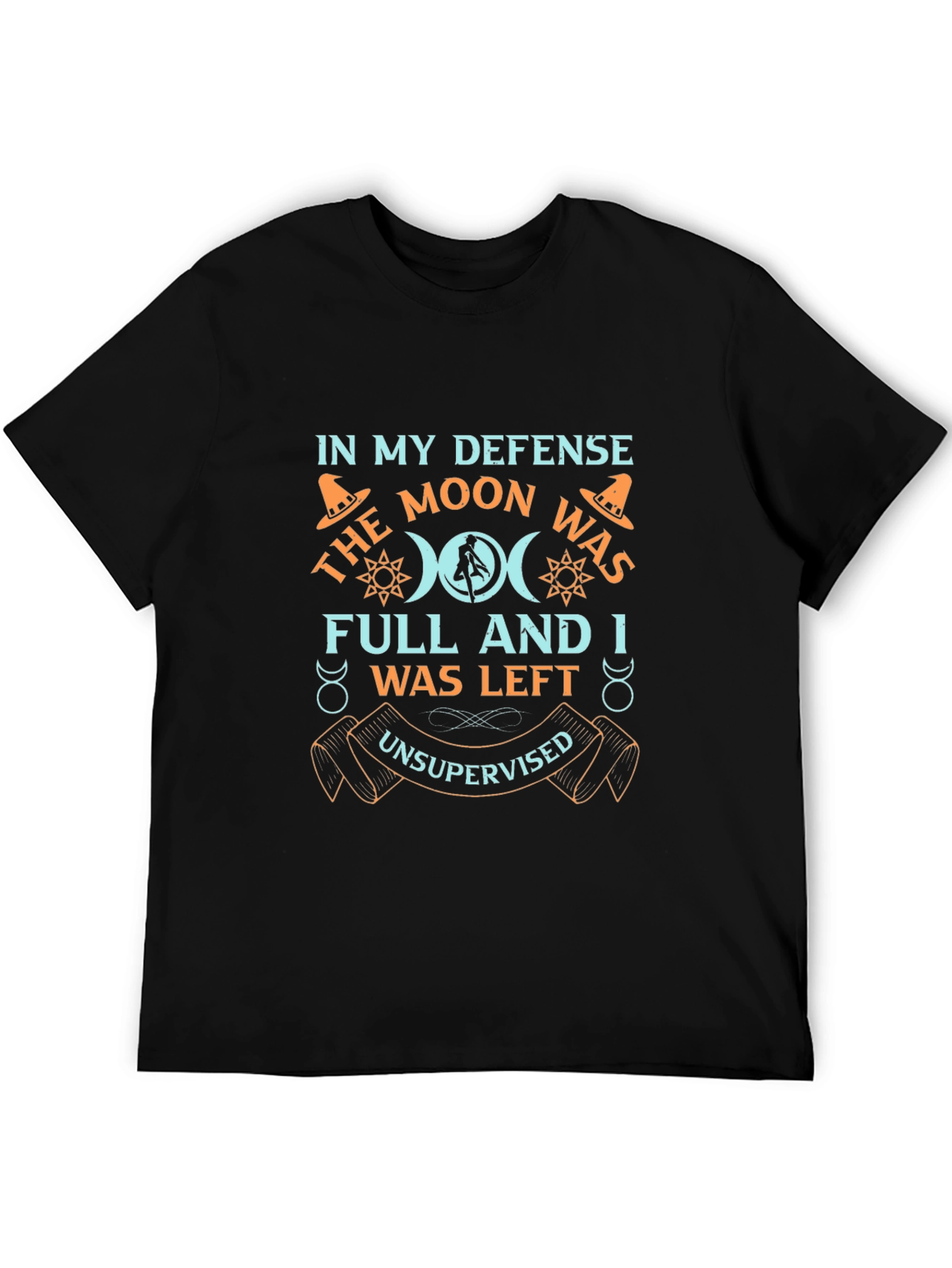 Moon Was Full Graphic T-Shirt - Unisex