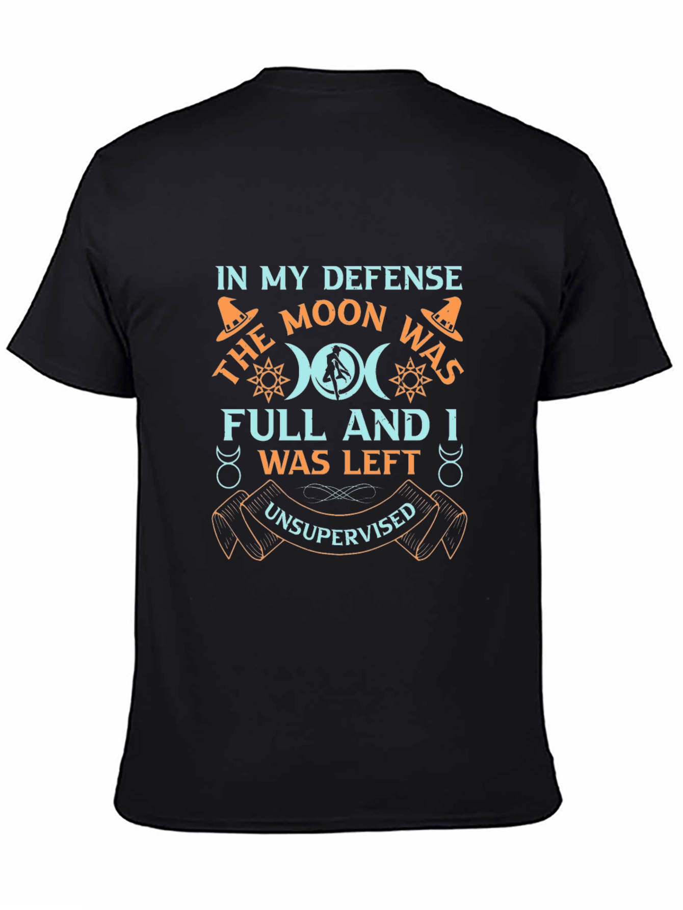 Moon Was Full Graphic T-Shirt - Unisex