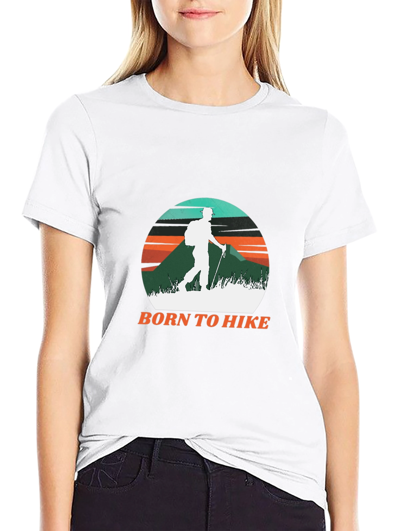 Born to Hike Graphic Tee - Adventure Awaits!