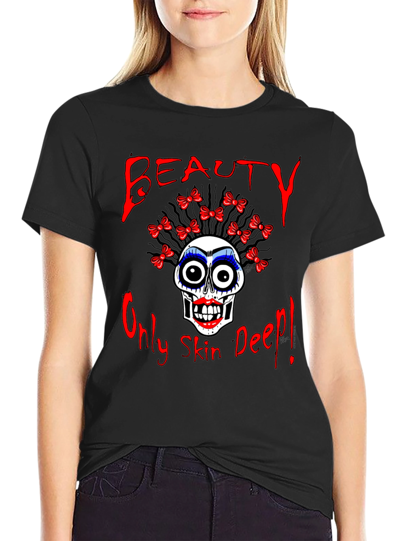 Beauty Only Skin Deep Graphic T-Shirt
