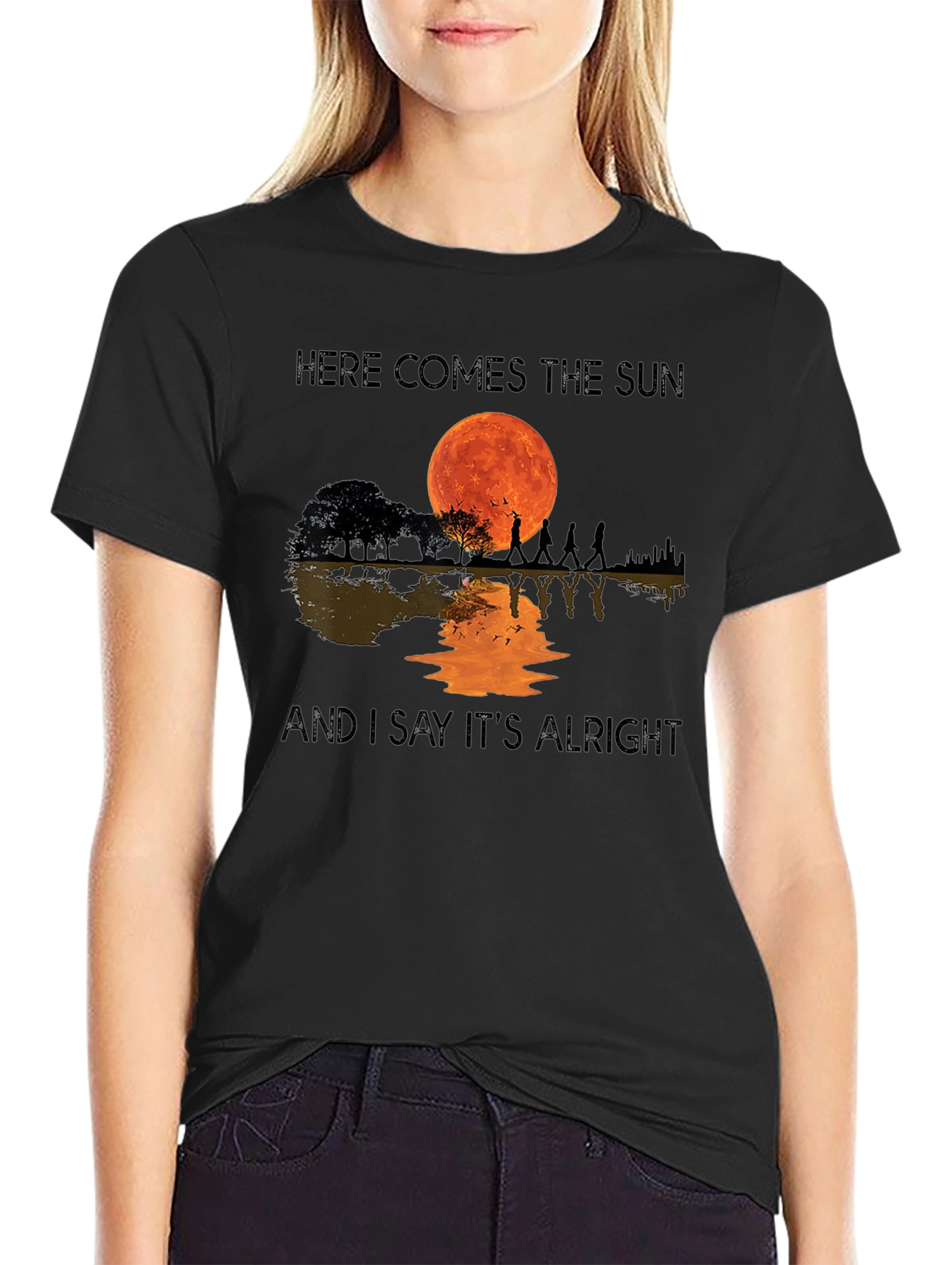 Here Comes The Sun Guitar T-Shirt
