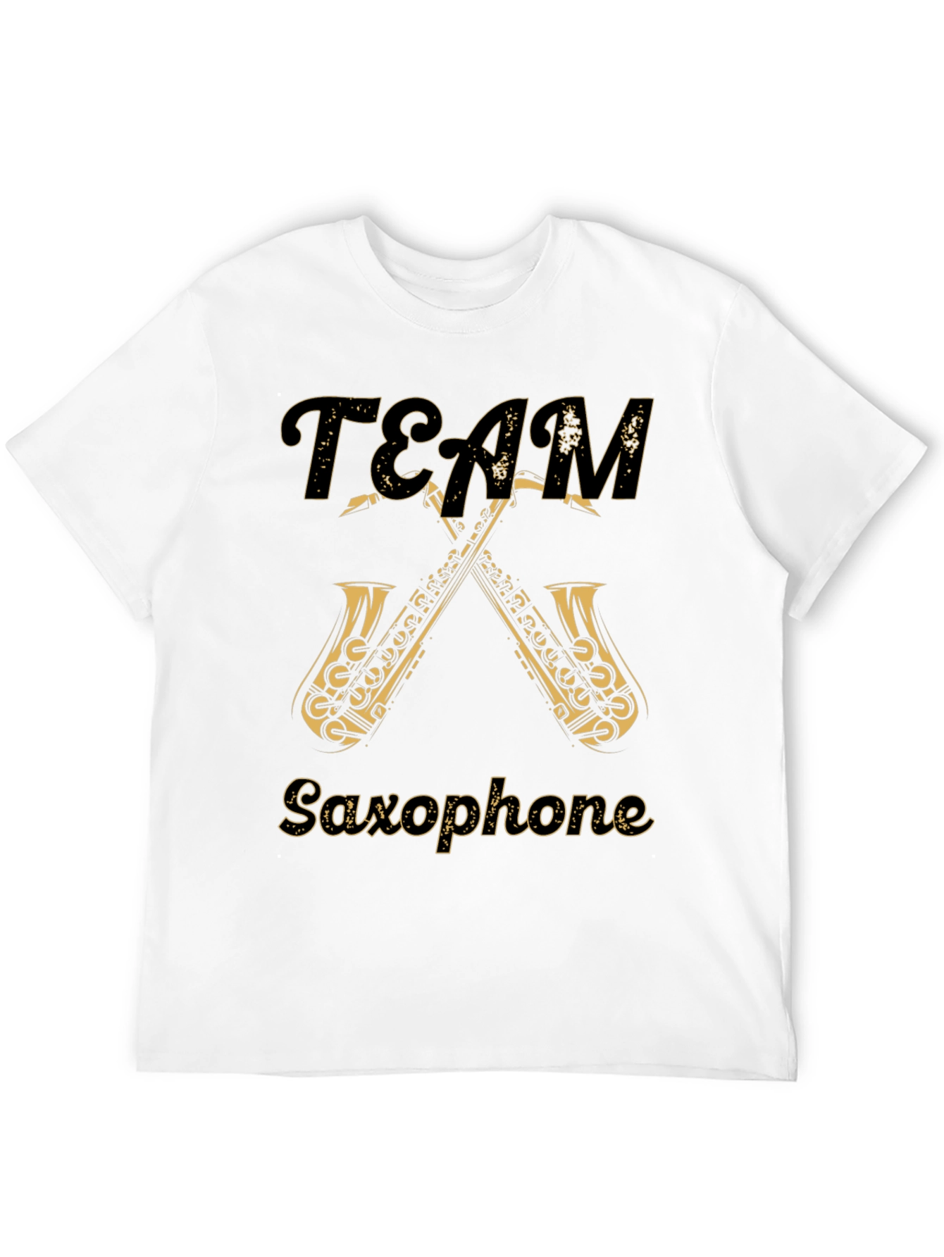 Team Saxophone T-Shirt - Musical Instrument Tee