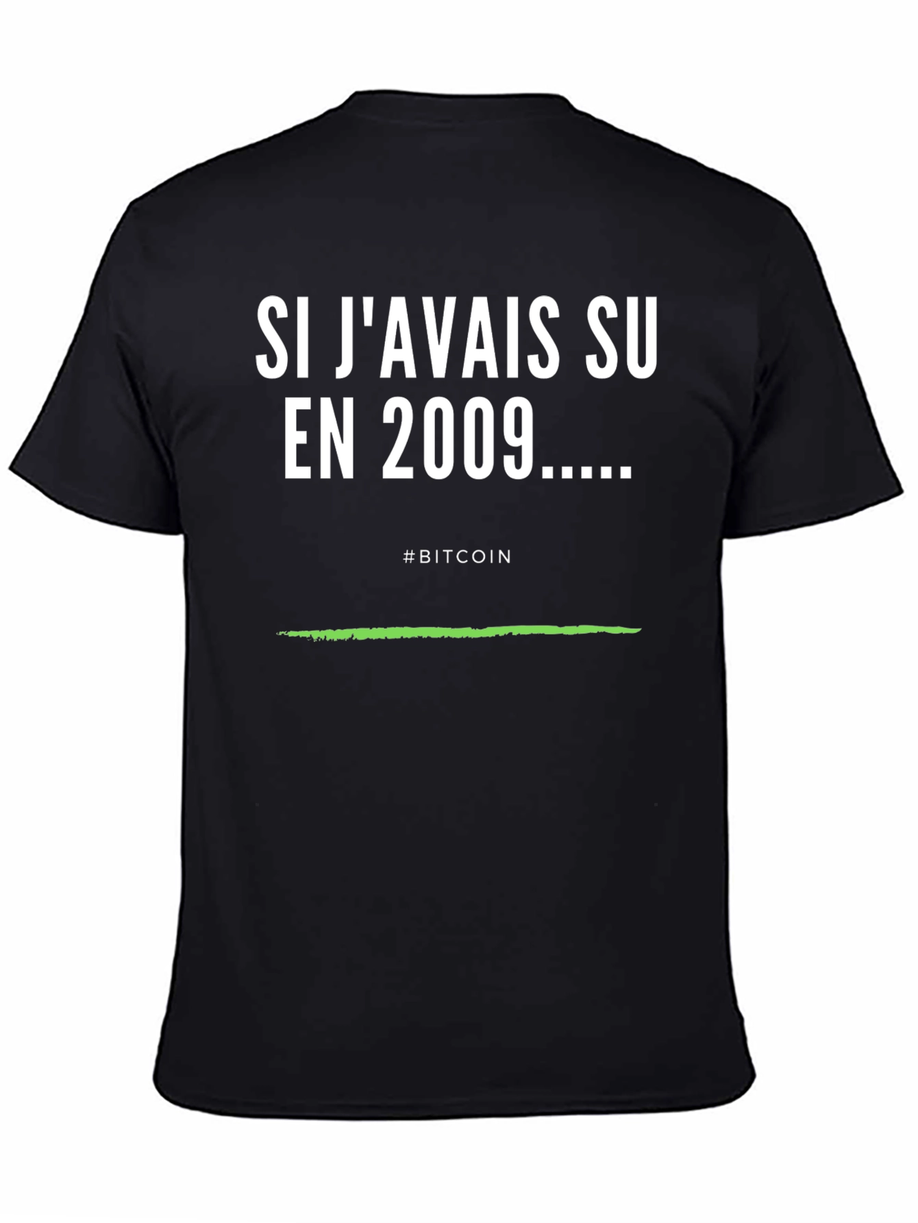 Bitcoin T-Shirt - If I Had Known in 2009