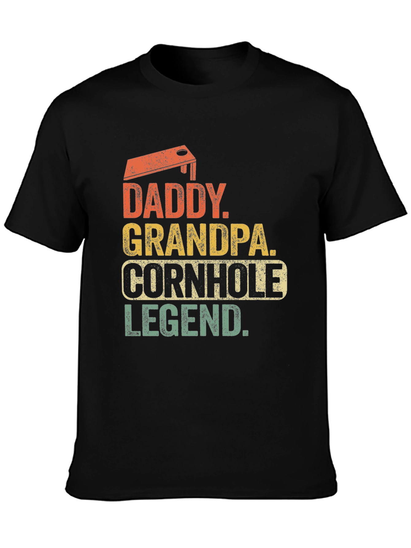 Daddy Grandpa Cornhole Legend T-Shirt