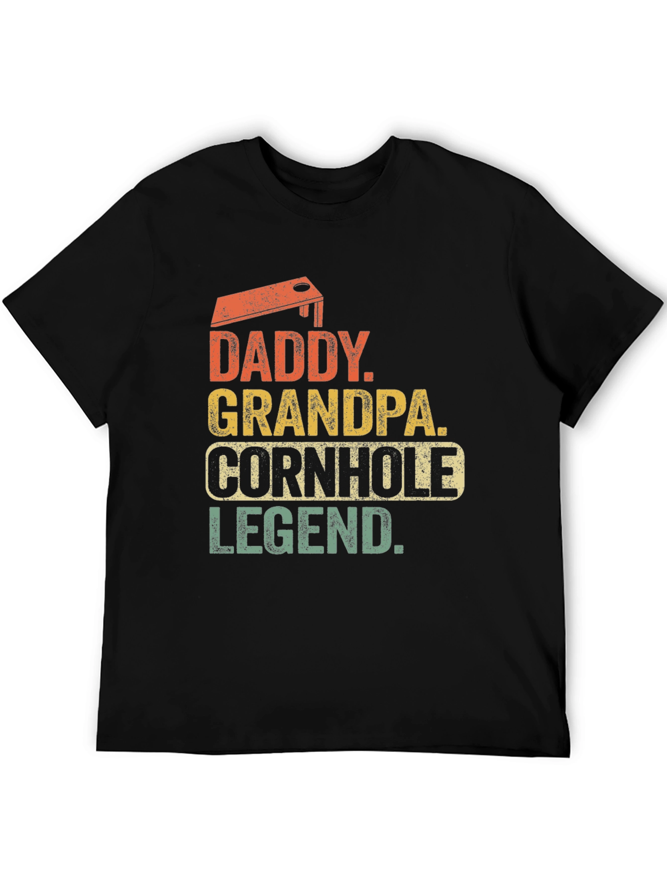Daddy Grandpa Cornhole Legend T-Shirt