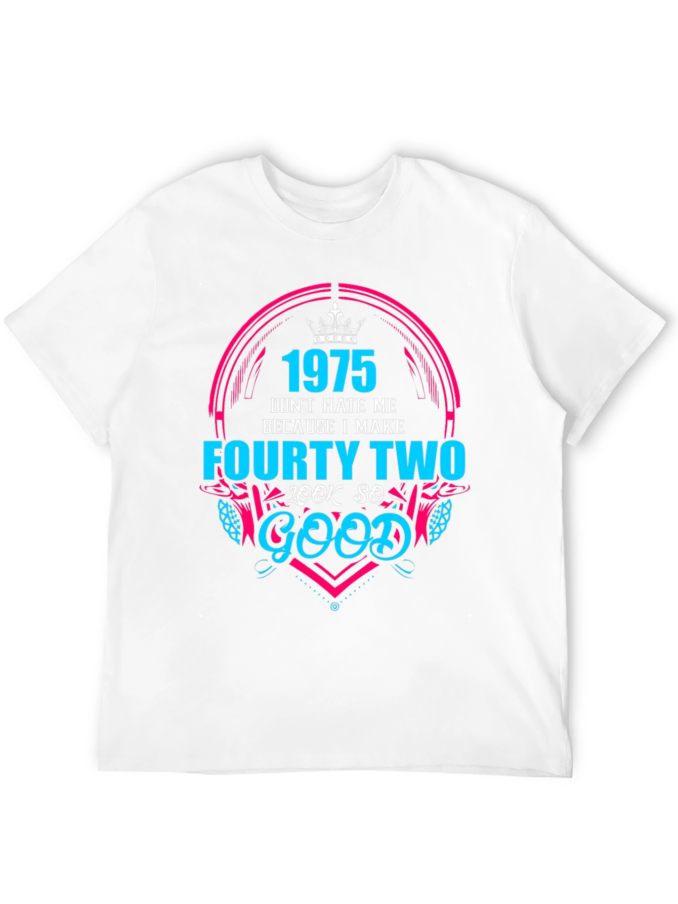 1975 Forty-Two Birthday Graphic T-Shirt