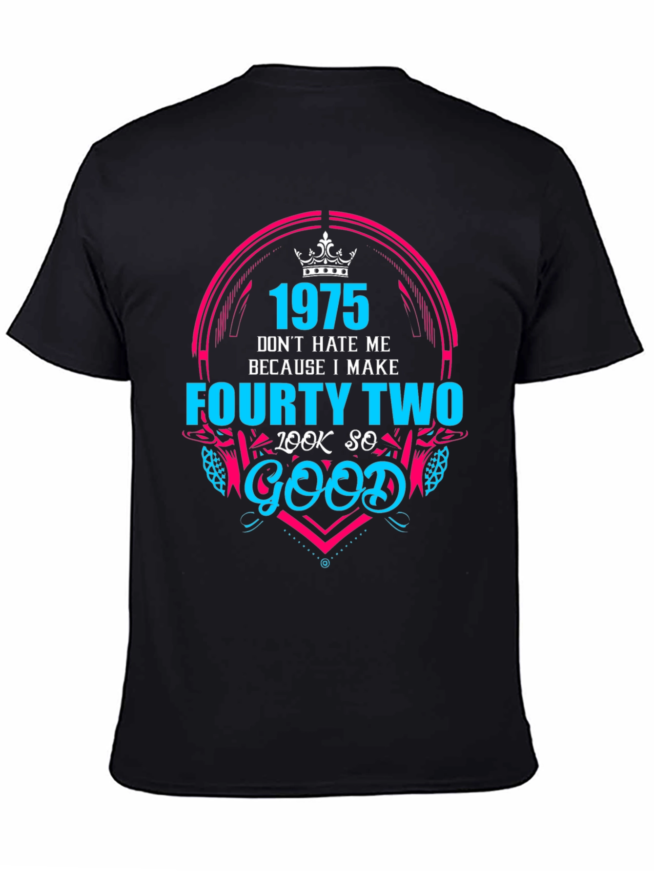 1975 Forty-Two Birthday Graphic T-Shirt
