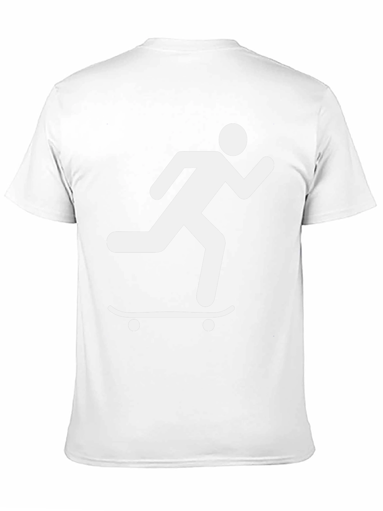 Skateboard Runner Graphic Tee - Black