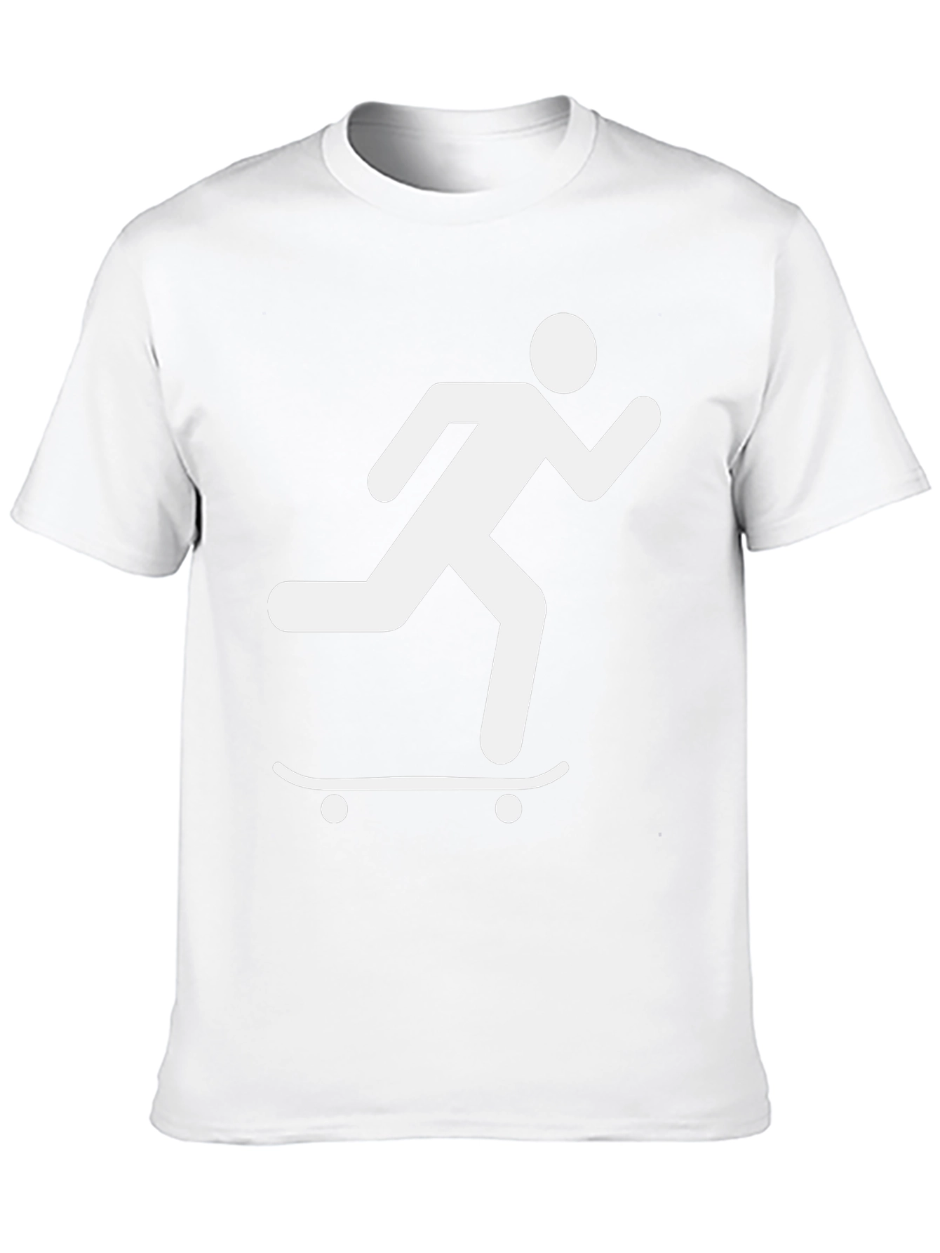 Skateboard Runner Graphic Tee - Black