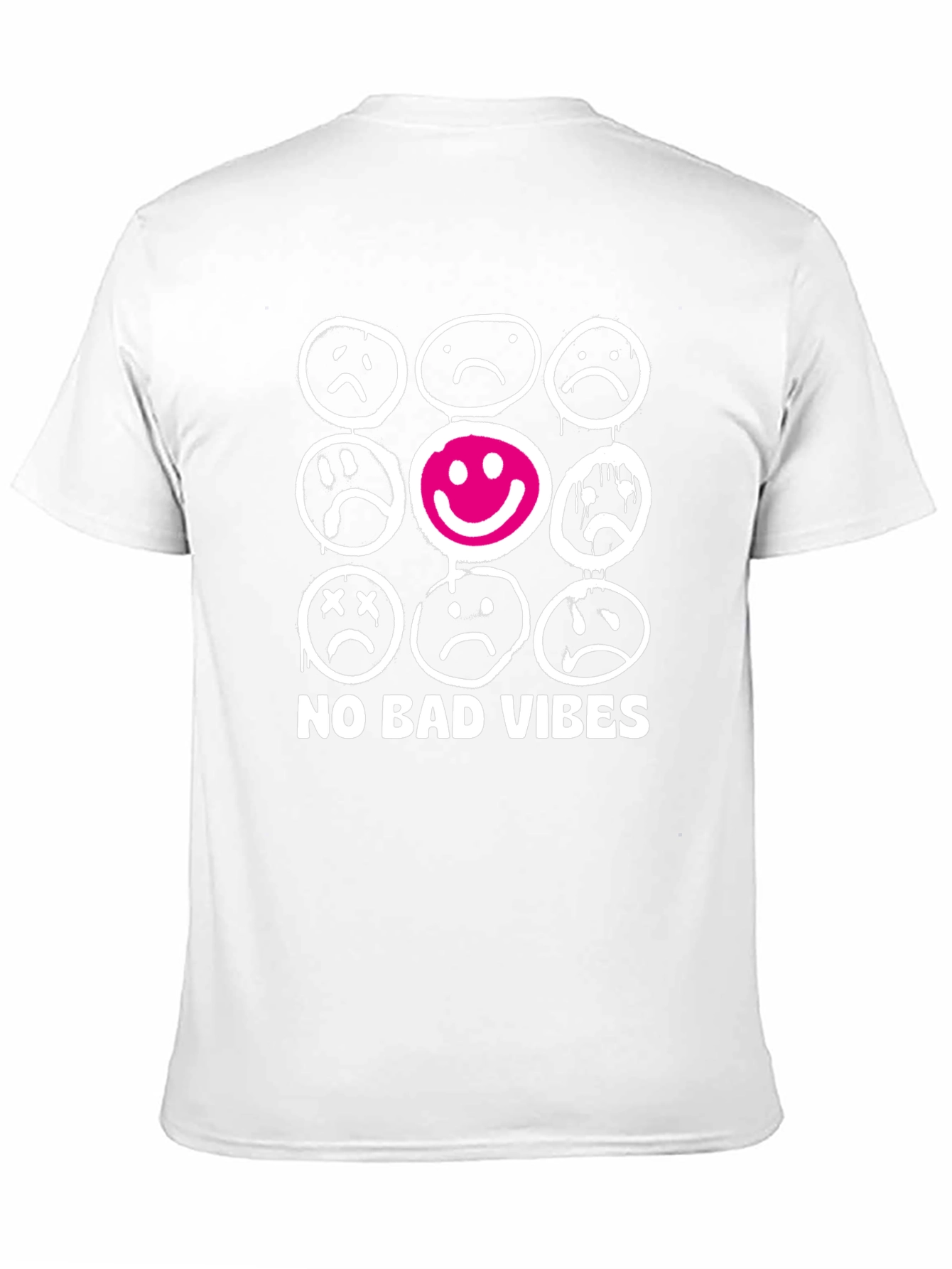 No Bad Vibes Graphic T-Shirt - Black
