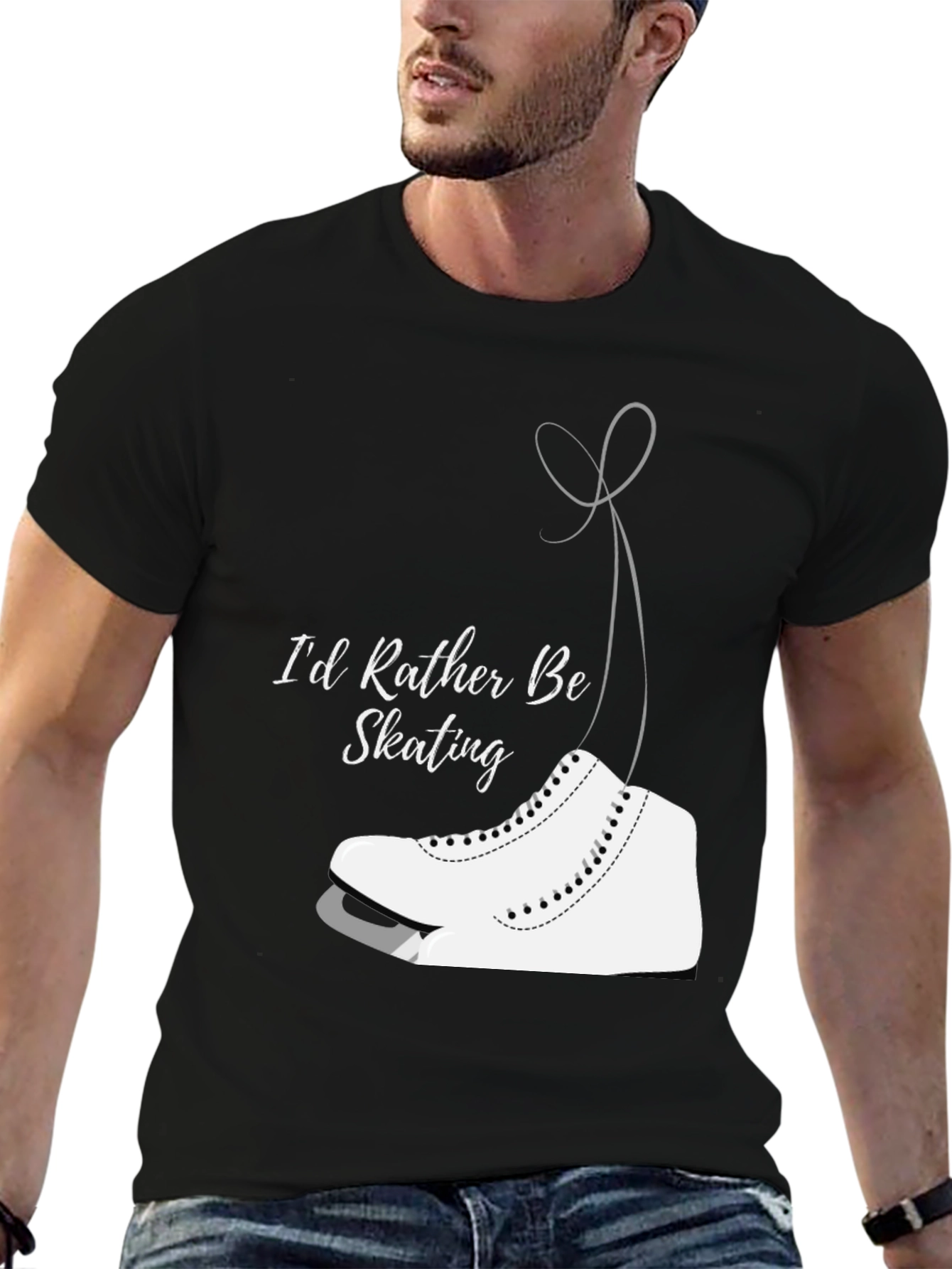 Id Rather Be Skating Graphic Tee