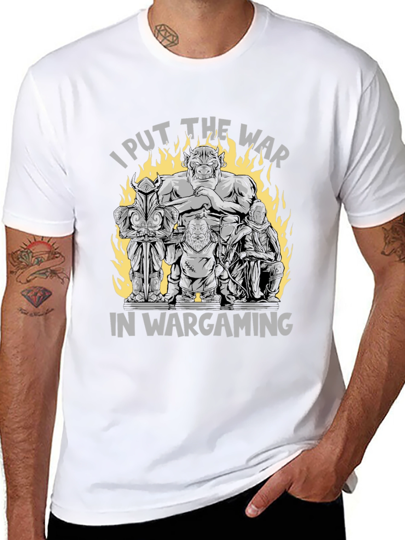 War in Wargaming Graphic T-Shirt