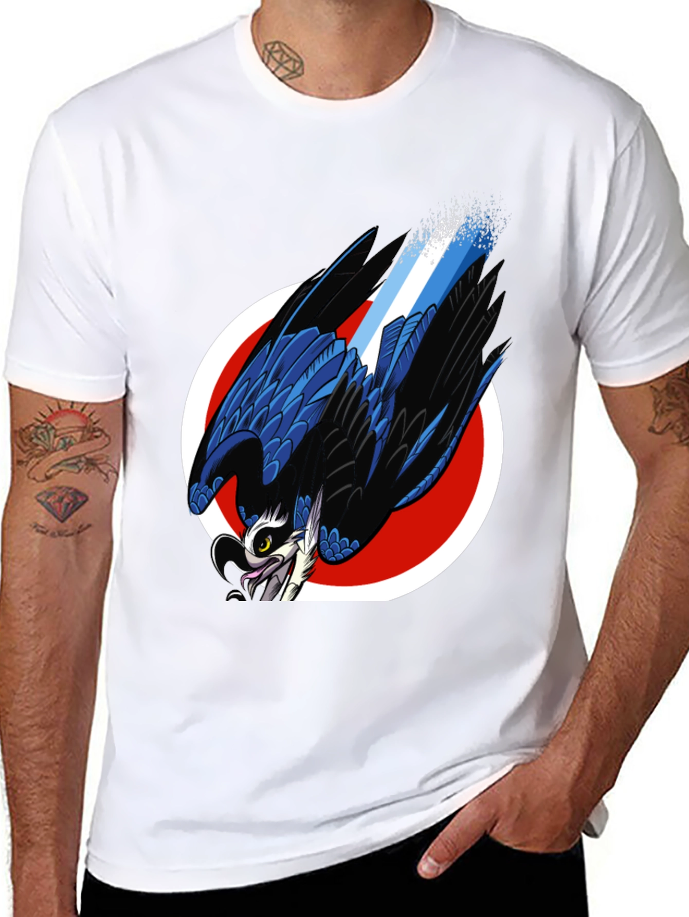 Eagle Graphic Black T-Shirt - Modern Style