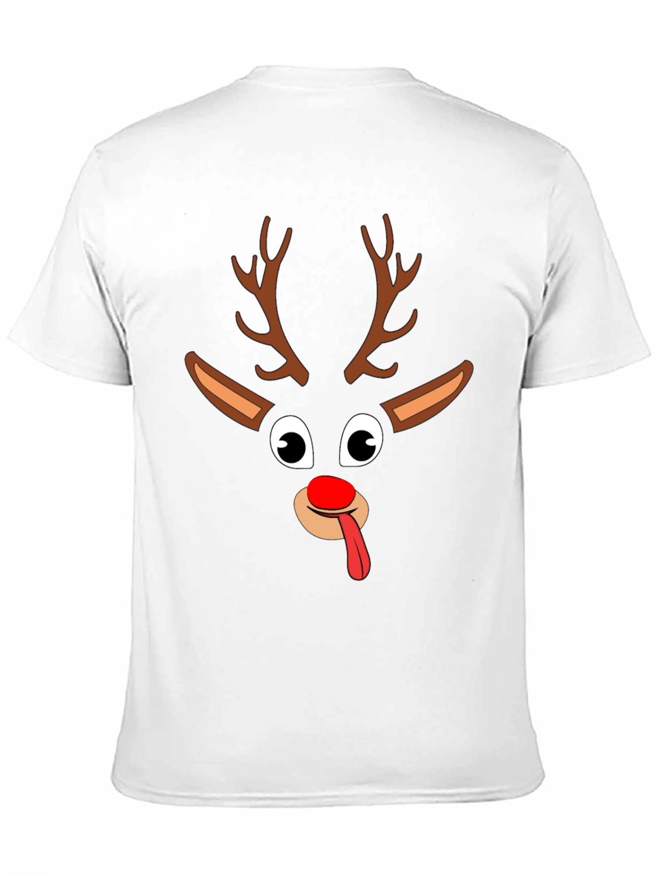 Funny Reindeer Christmas Graphic Tee Shirt