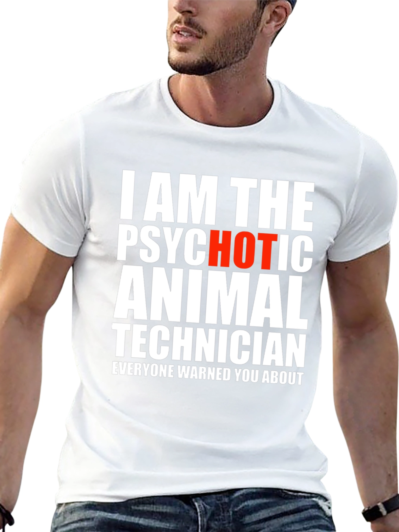 Psychotic Animal Technician Novelty T-Shirt