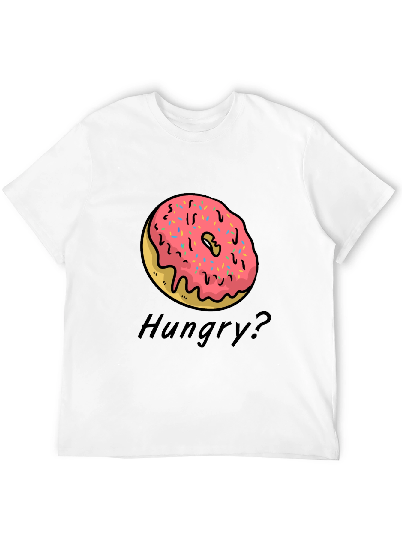 Donut Graphic T-Shirt - Hungry? Tee