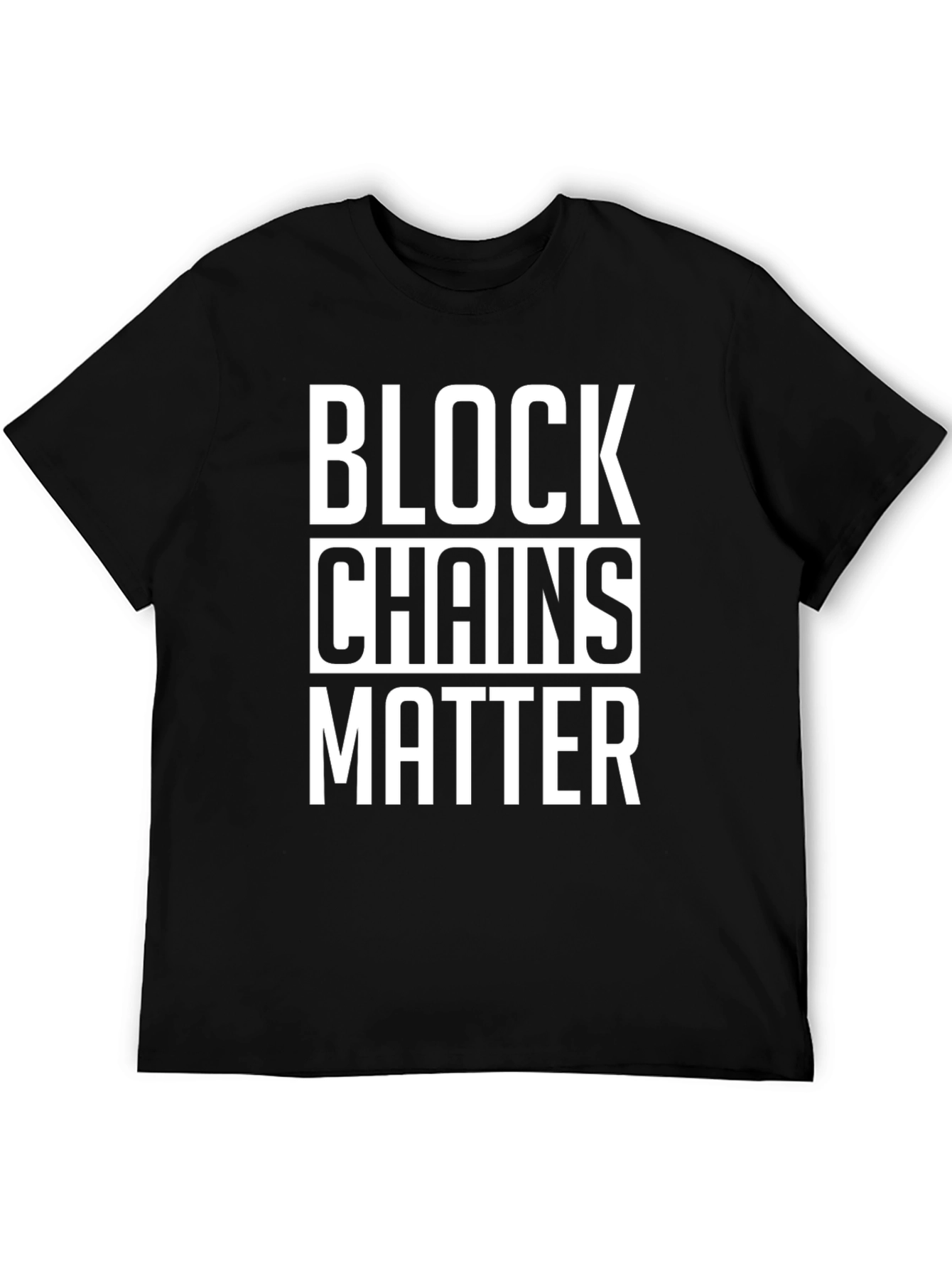 Blockchains Matter Black T-Shirt
