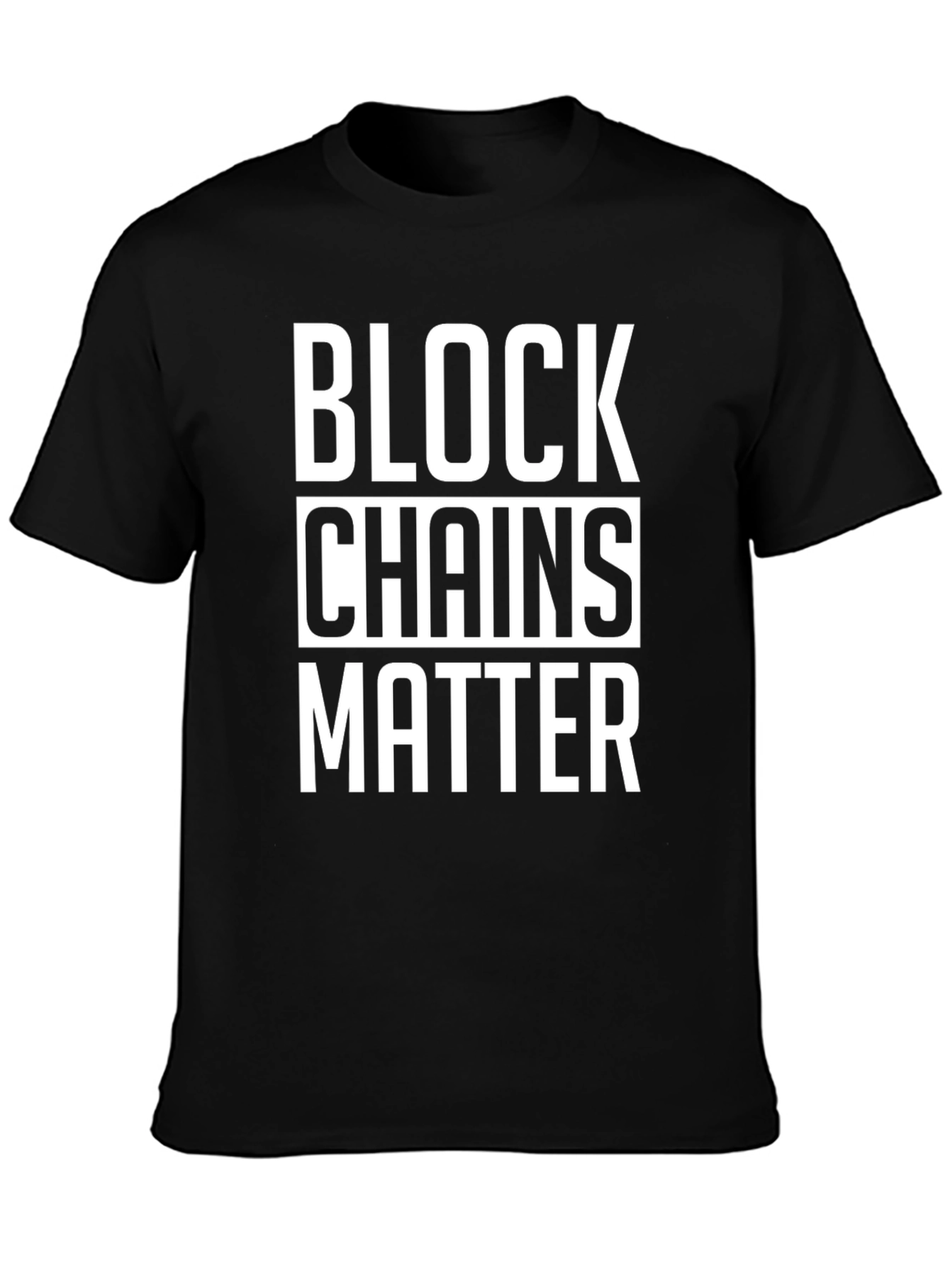 Blockchains Matter Black T-Shirt
