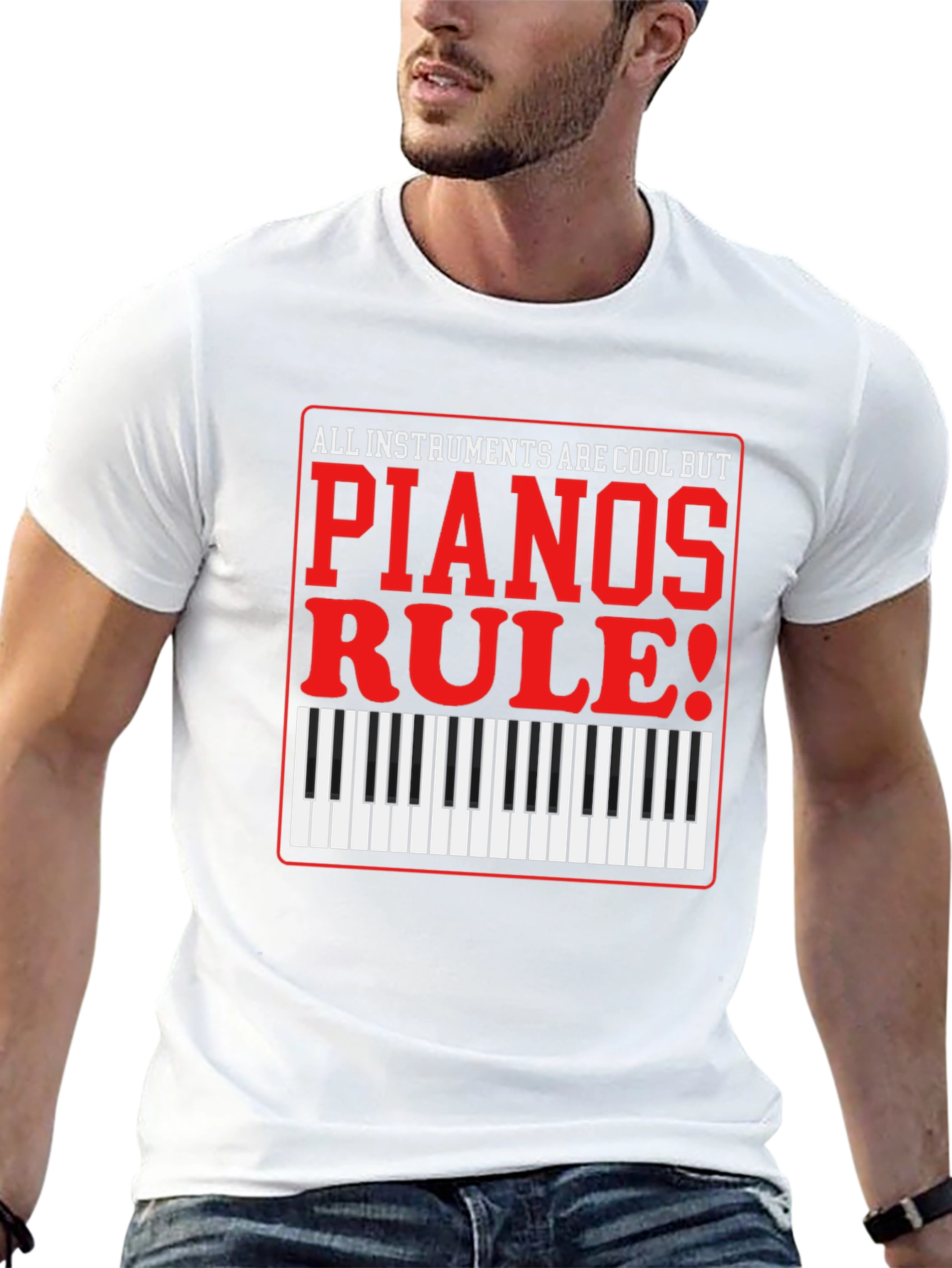 Piano Lovers T-Shirt: All Instruments Are Cool