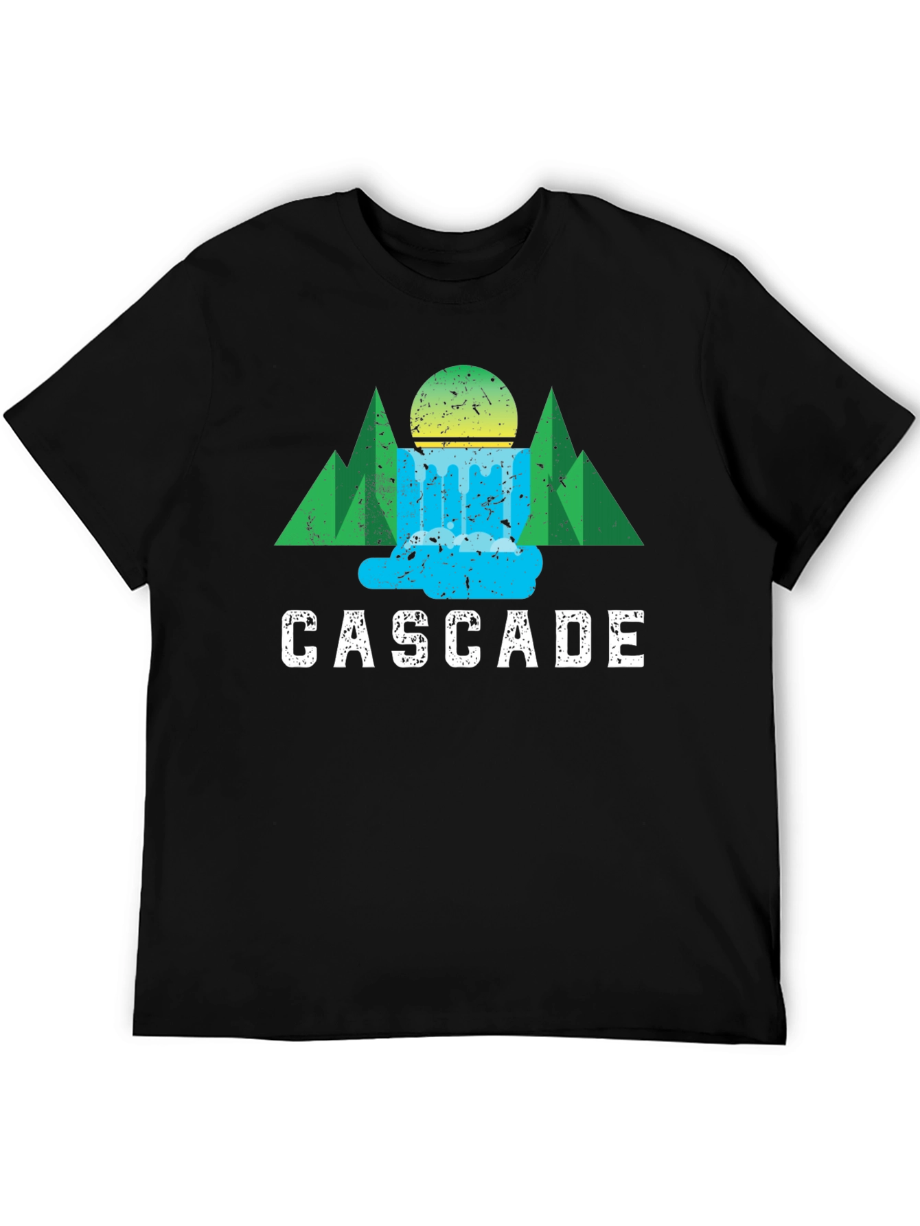 Cascade Graphic Tee - Nature Inspired Design
