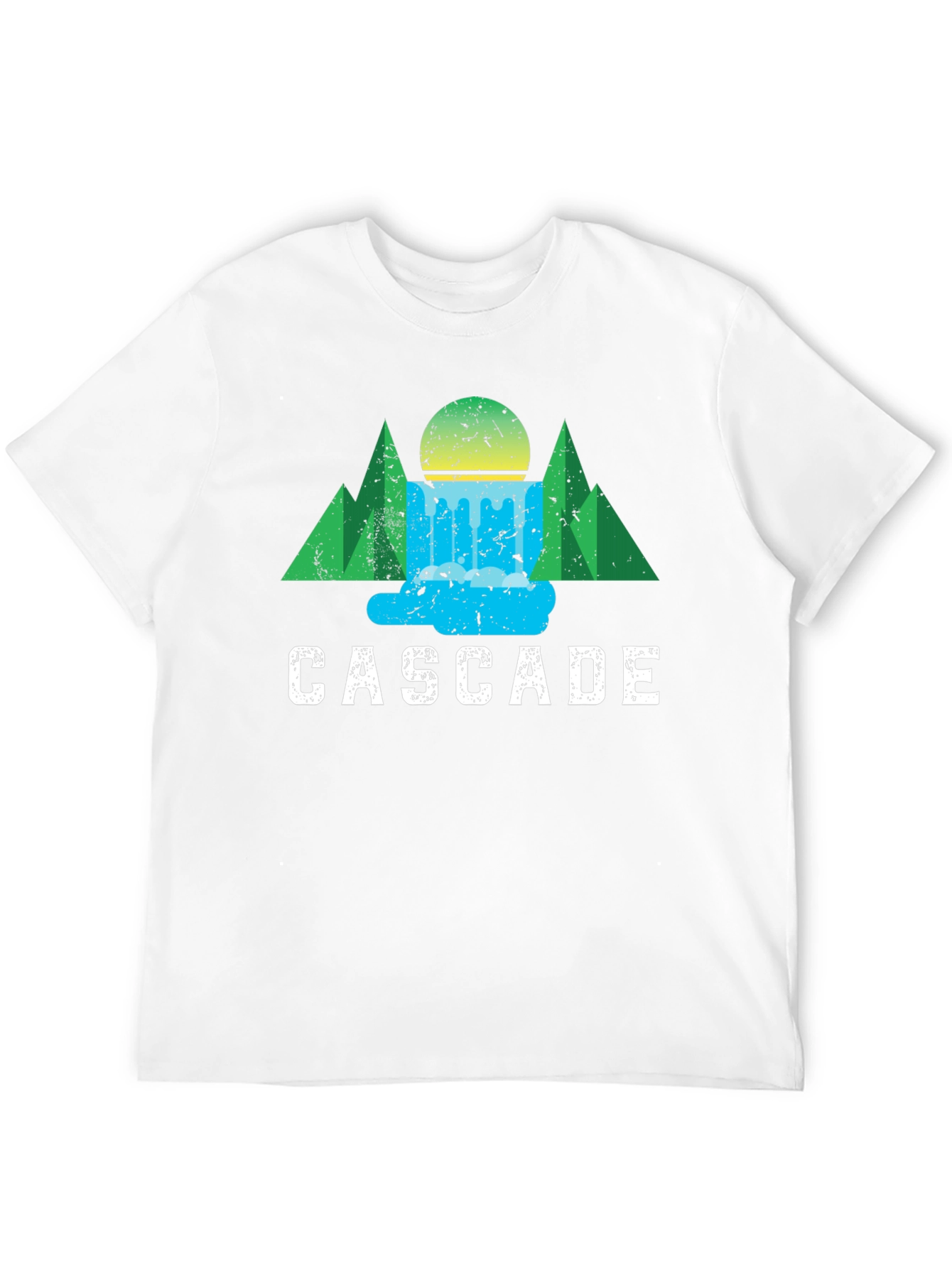 Cascade Graphic Tee - Nature Inspired Design