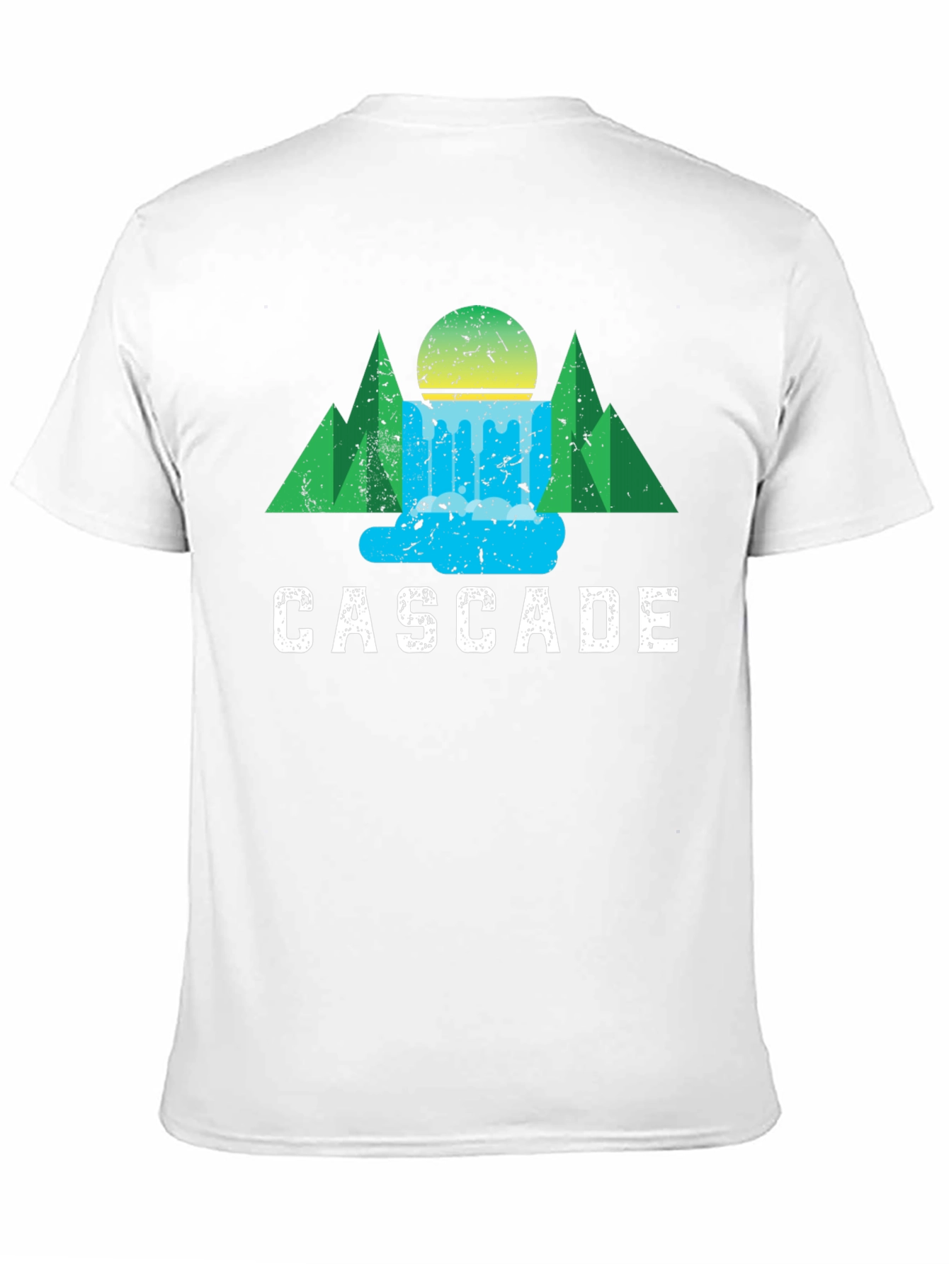 Cascade Graphic Tee - Nature Inspired Design