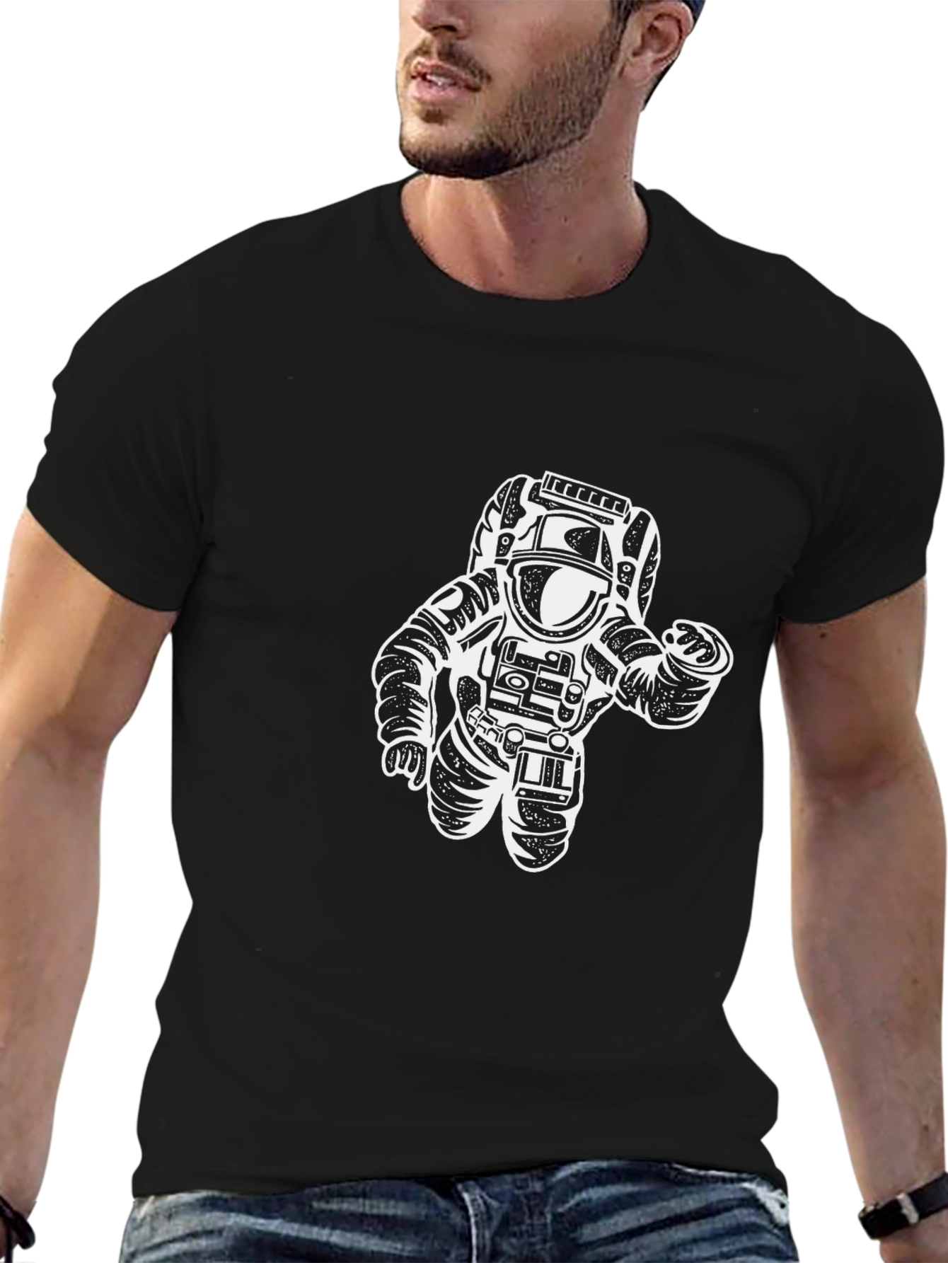Astronaut Graphic Tee - Space Explorer T-Shirt