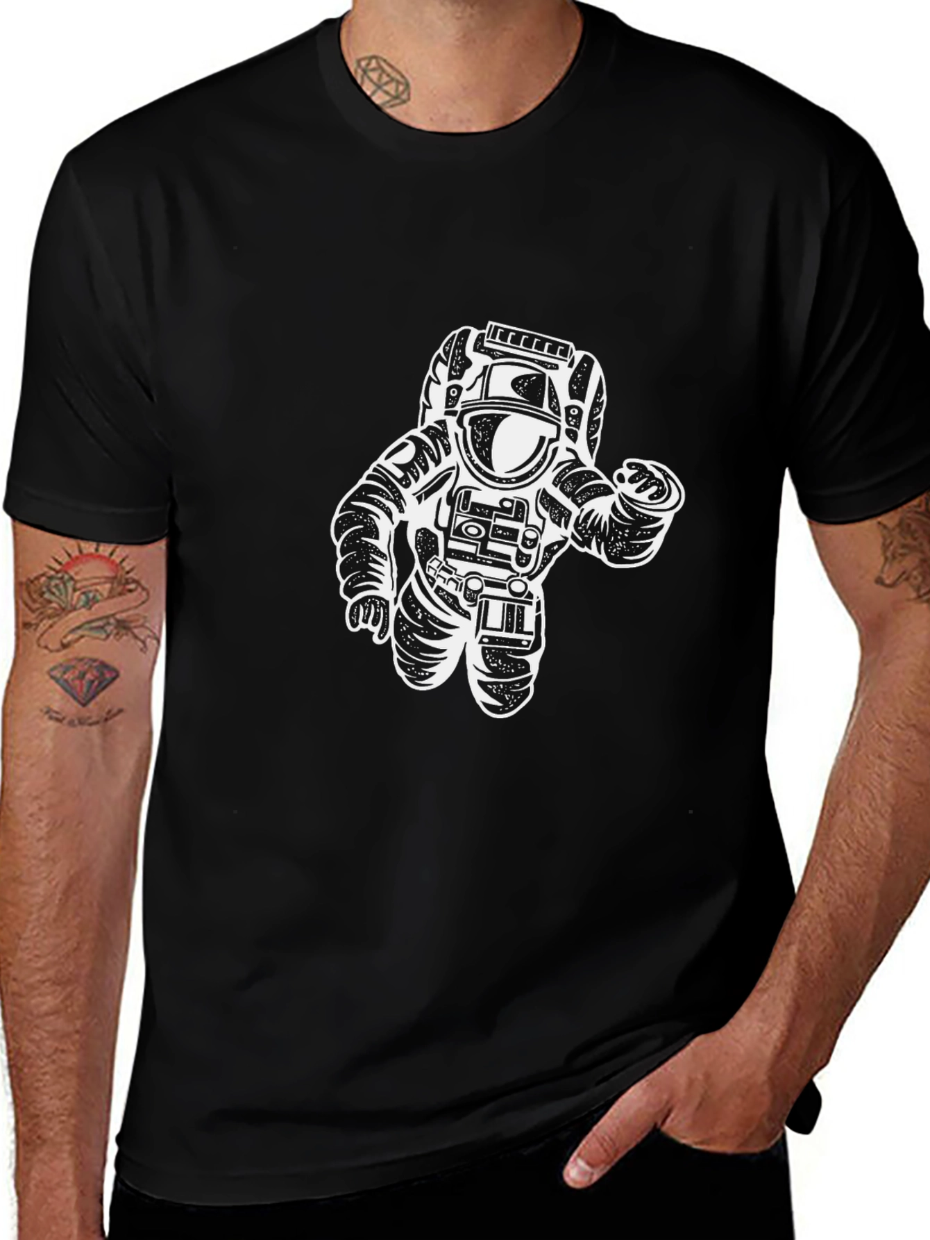 Astronaut Graphic Tee - Space Explorer T-Shirt
