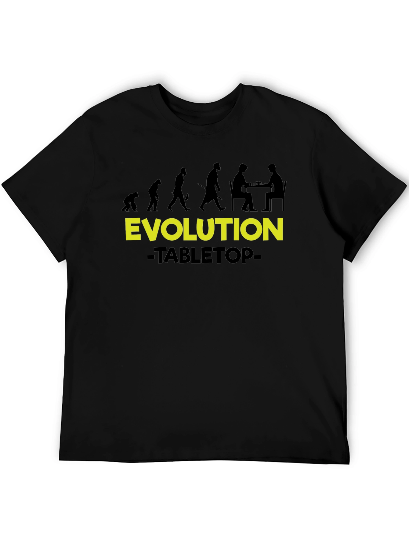 Evolution Tabletop Gamer T-Shirt - Black