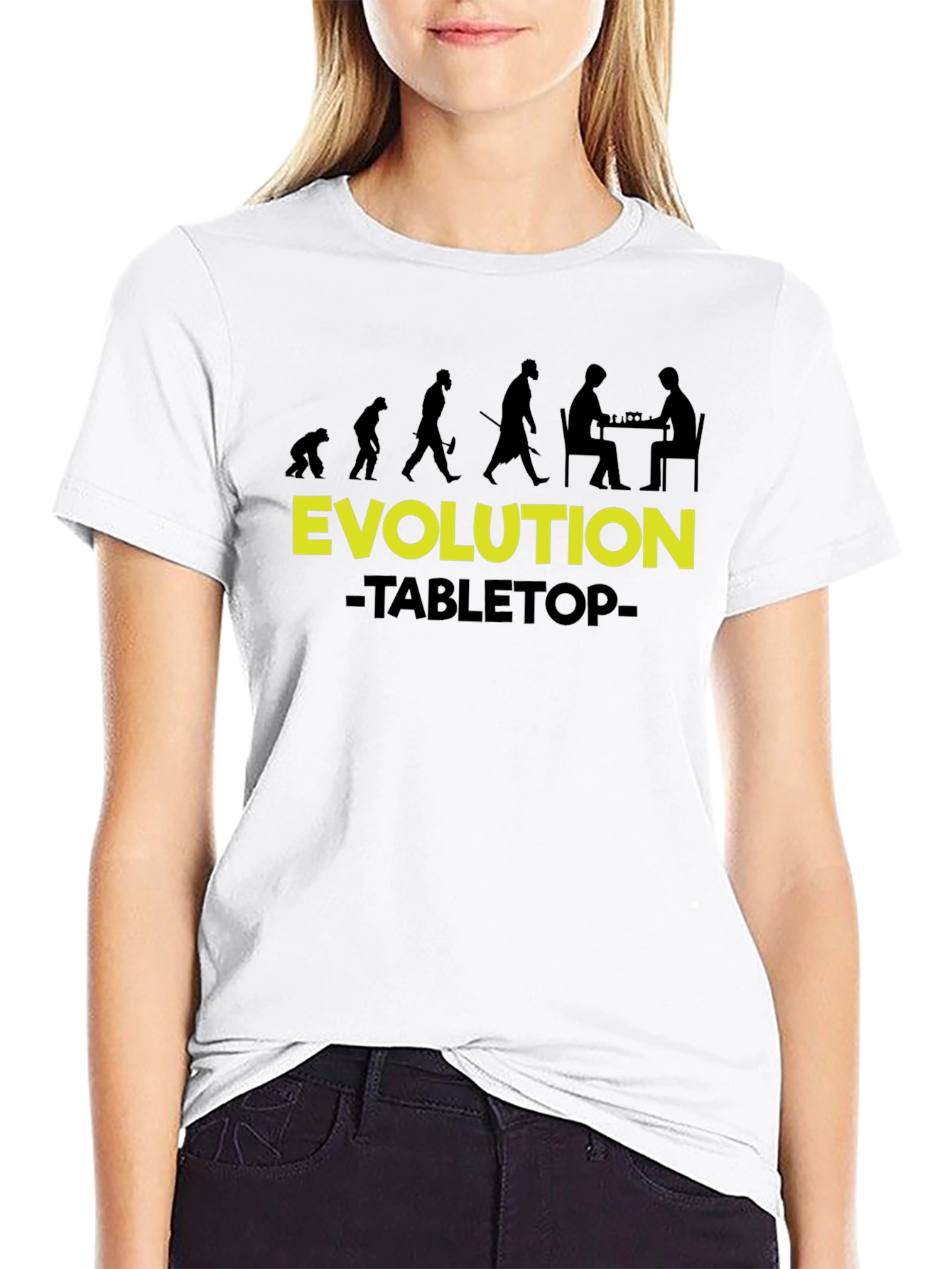 Evolution Tabletop Gamer T-Shirt - Black