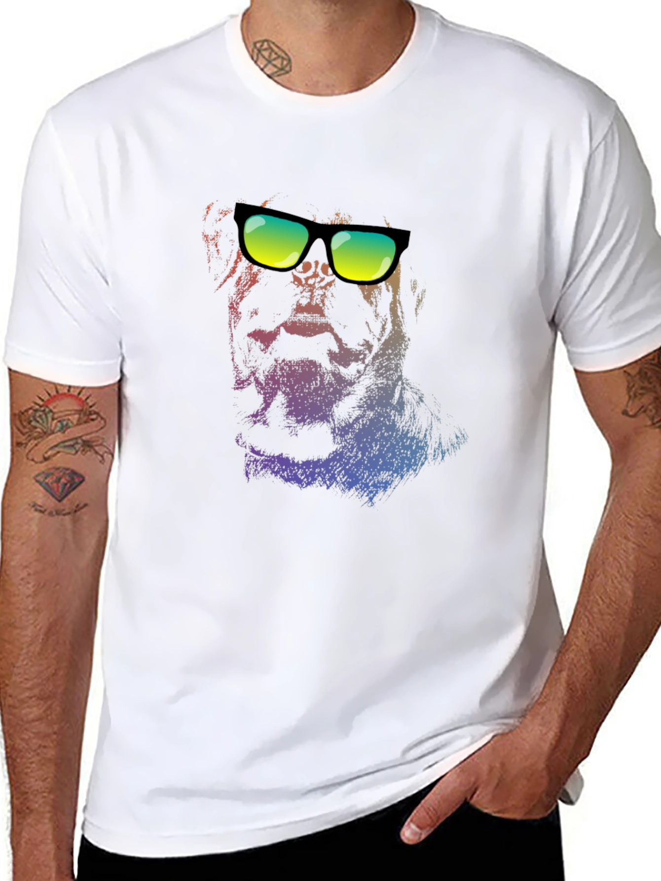 Cool Cat Graphic T-Shirt