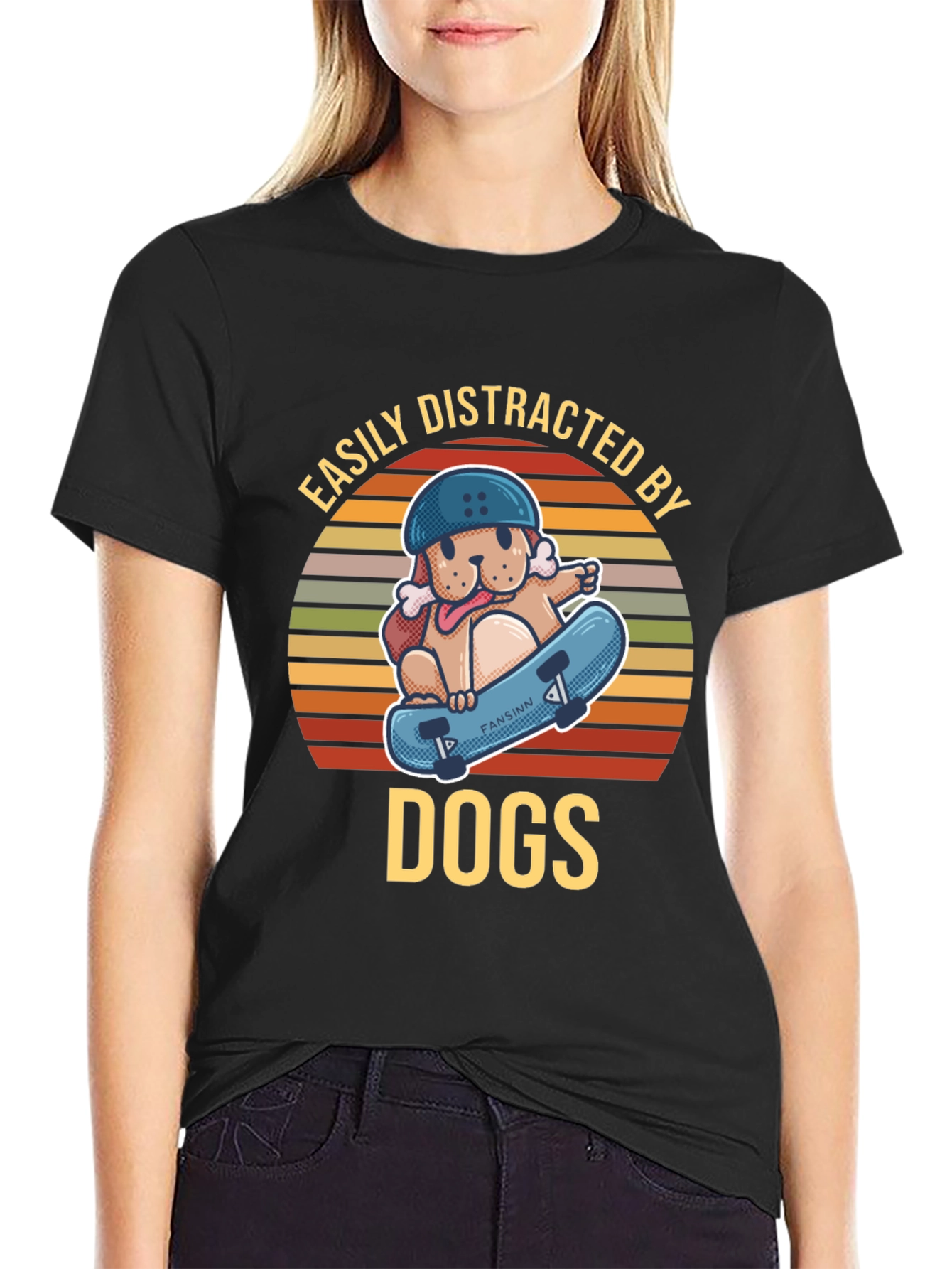 Easily Distracted By Dogs Graphic Tee