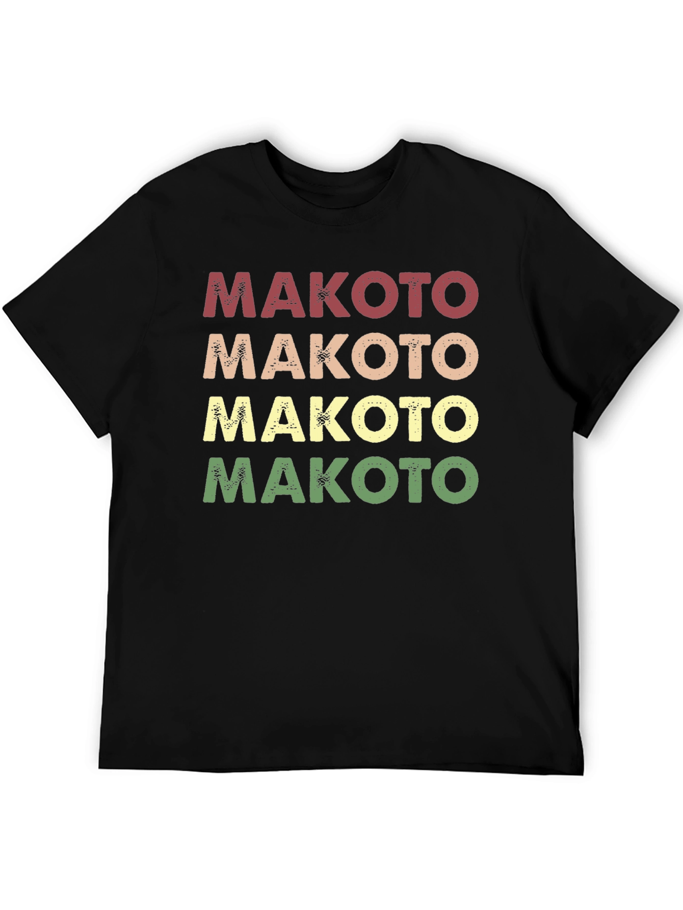 Makoto Retro Style Graphic T-Shirt