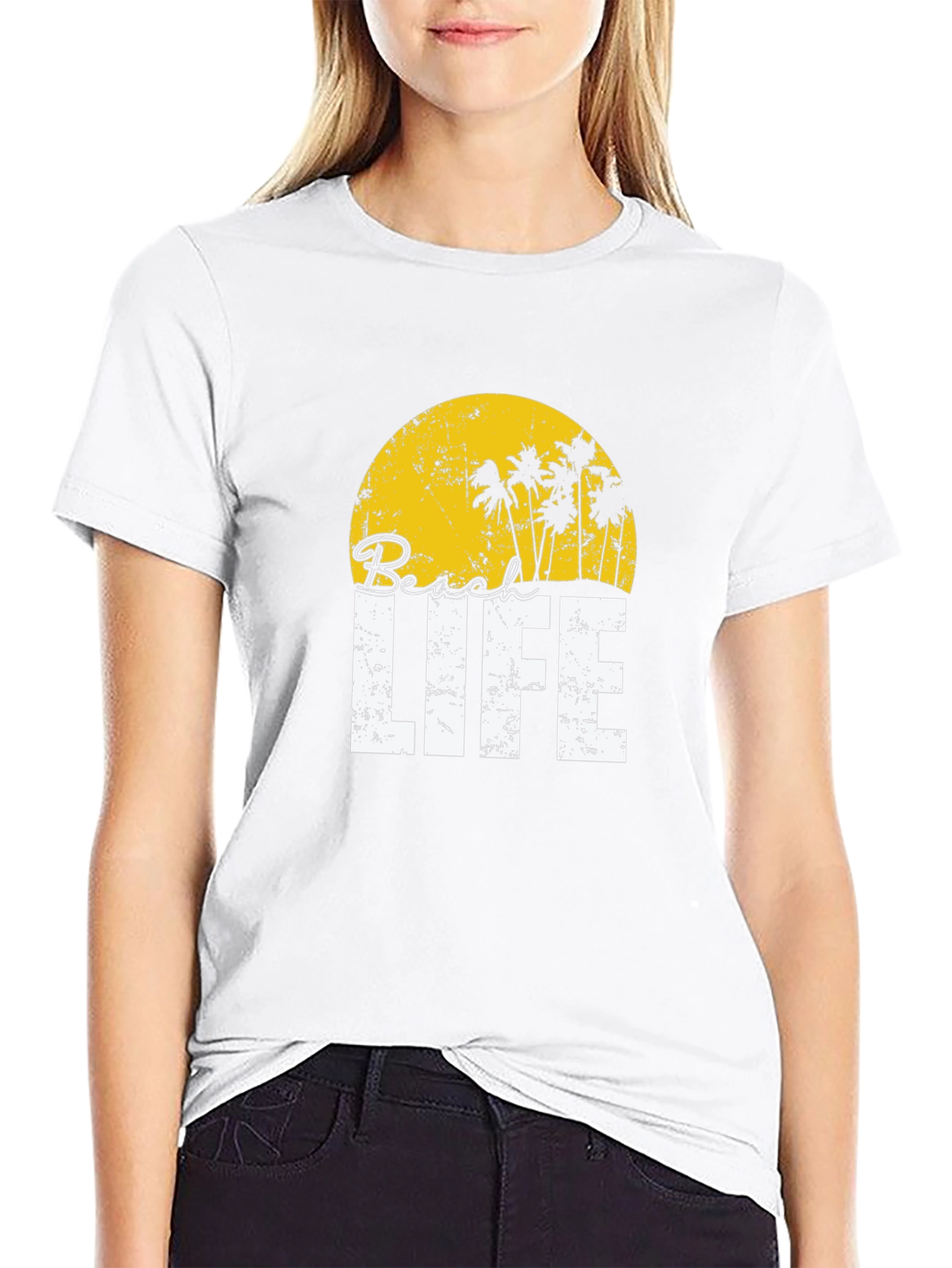 Beach Life T-Shirt - Tropical Palm Tree Graphic Tee