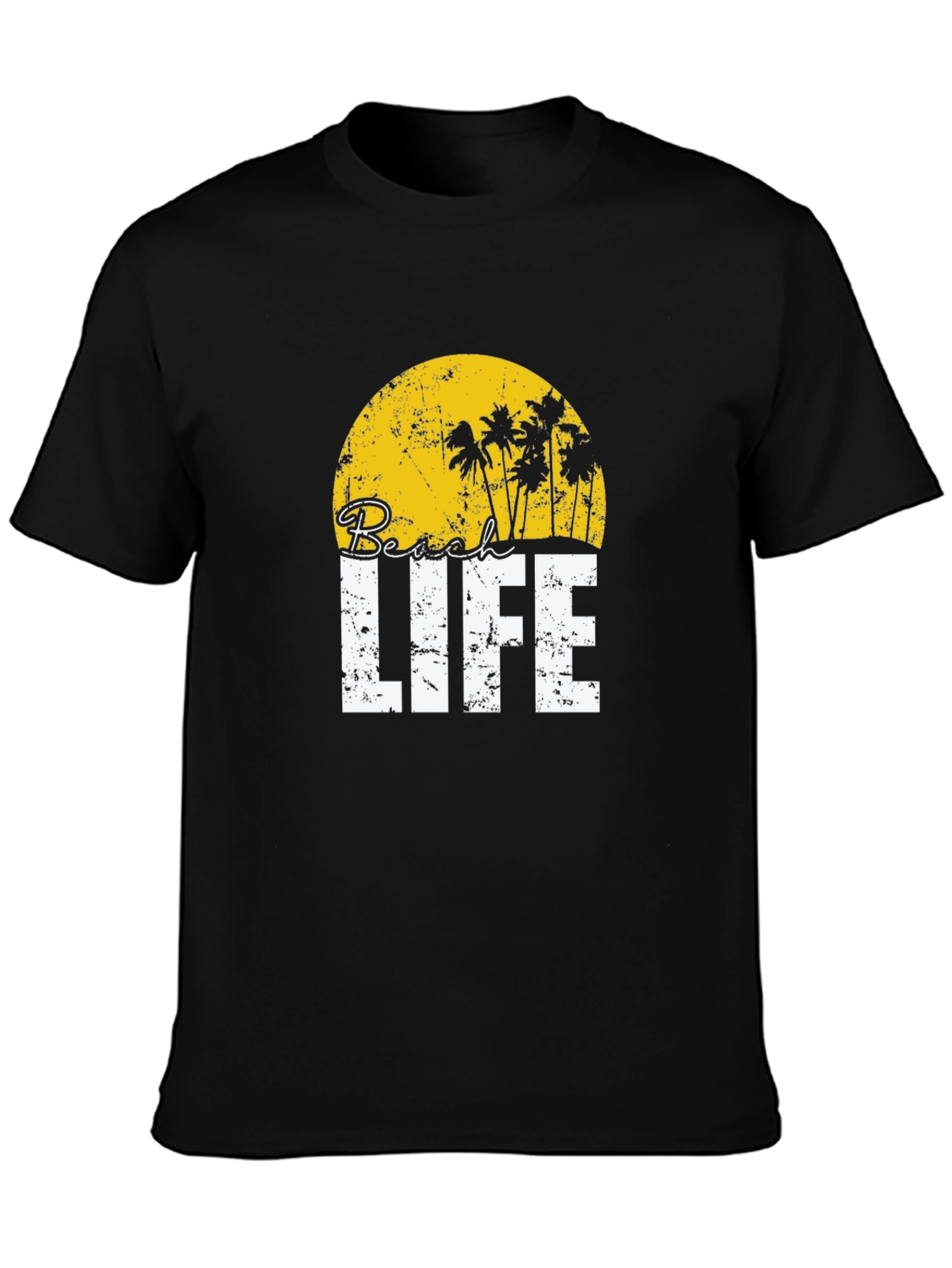 Beach Life T-Shirt - Tropical Palm Tree Graphic Tee