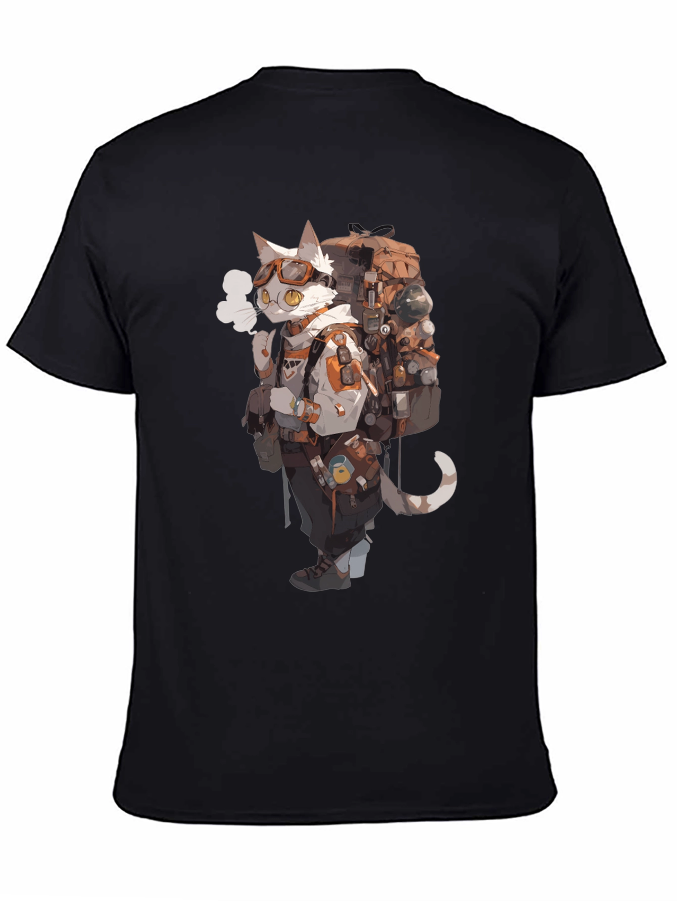 Cat Adventurer Graphic Tee