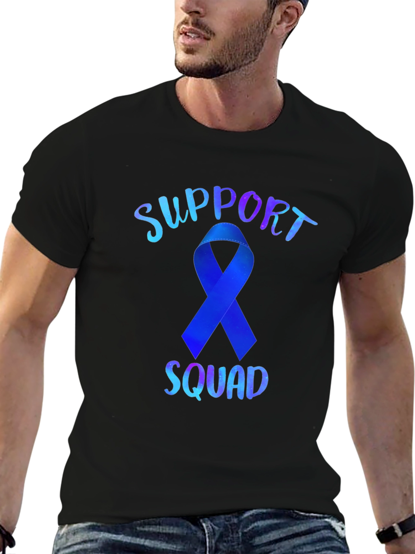Support Squad Ribbon Graphic Tee