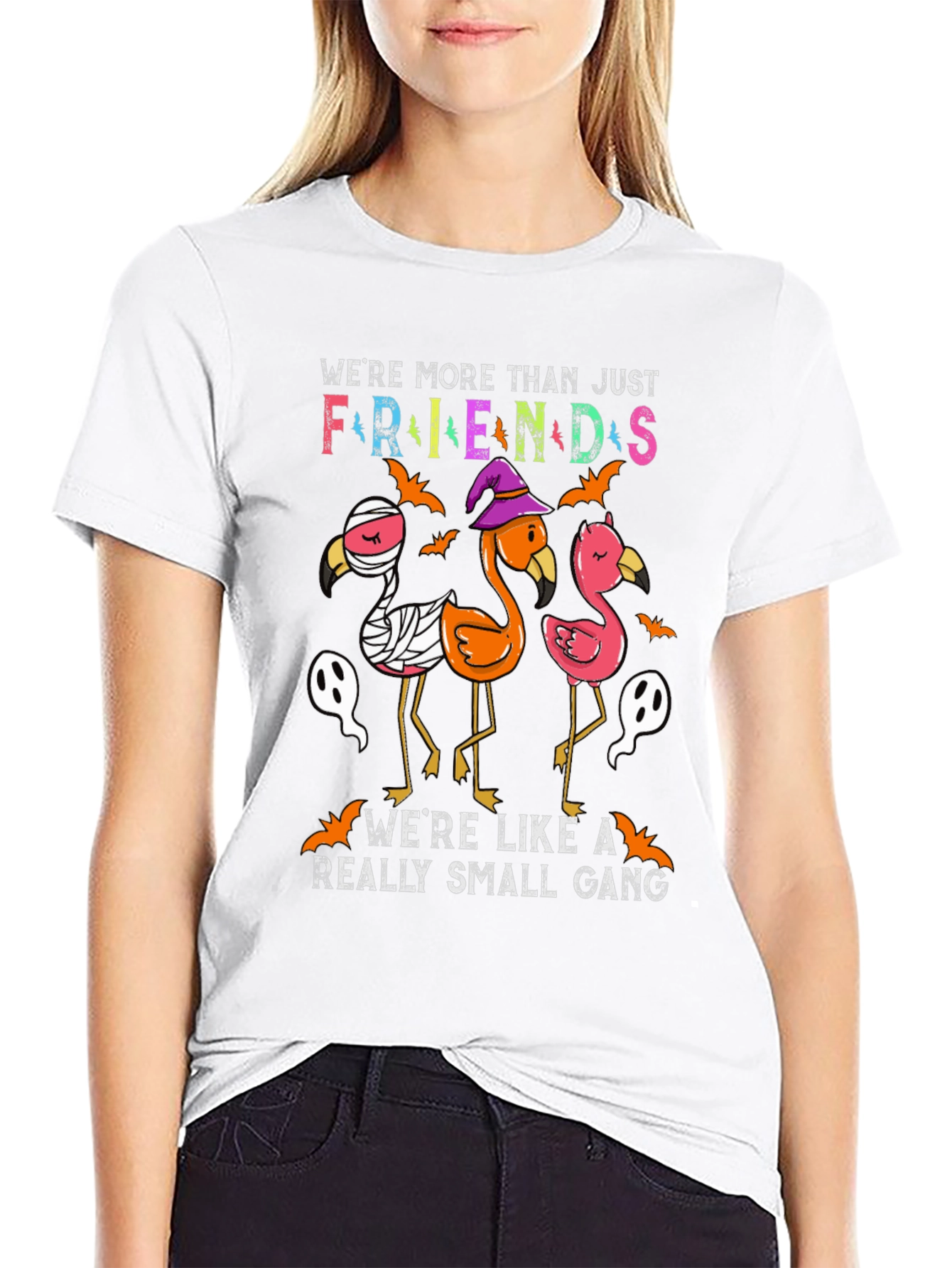 Halloween Flamingo T-Shirt - Friends Gang