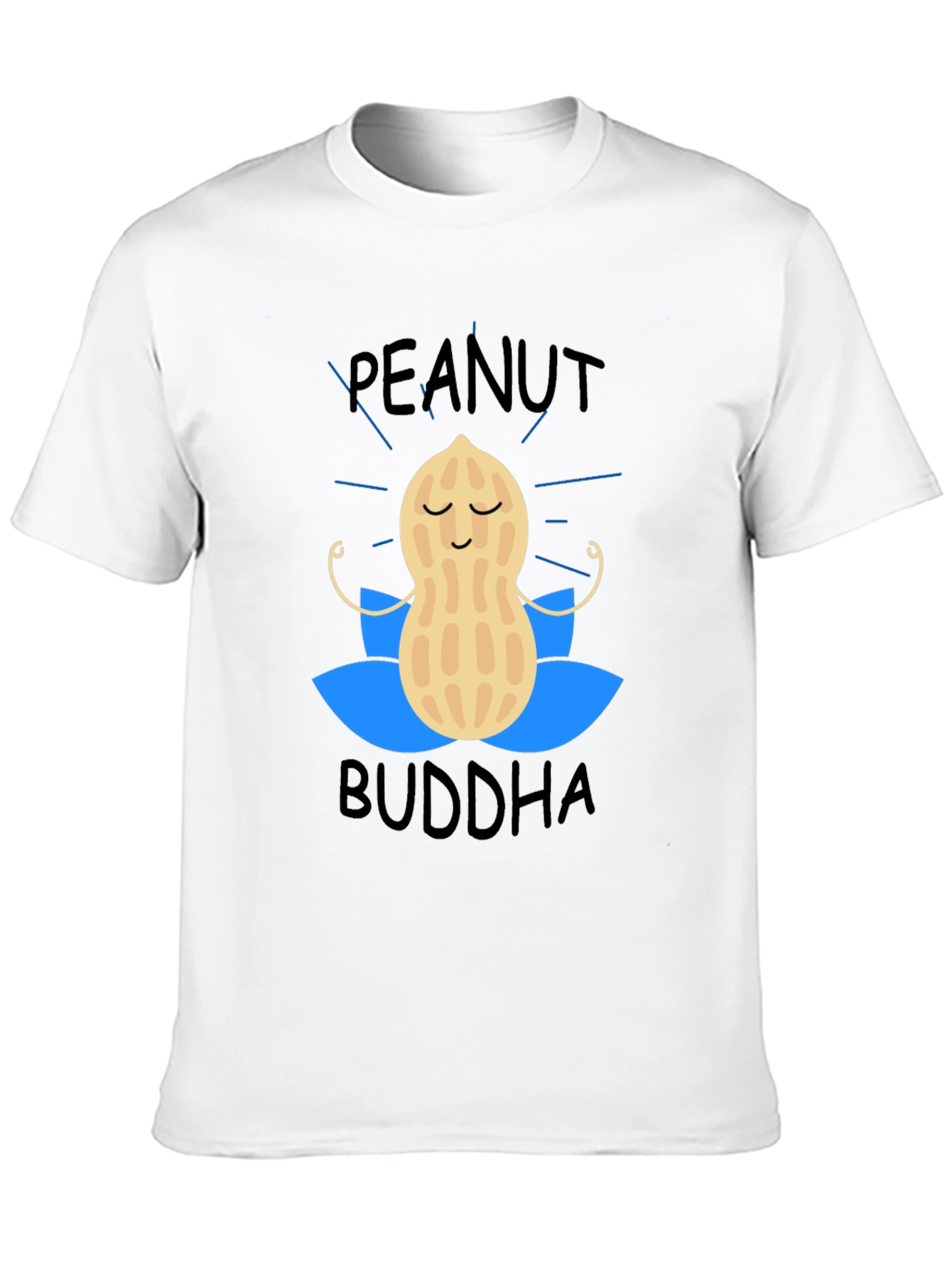 Peanut Buddha T-Shirt - Meditating Nut Tee