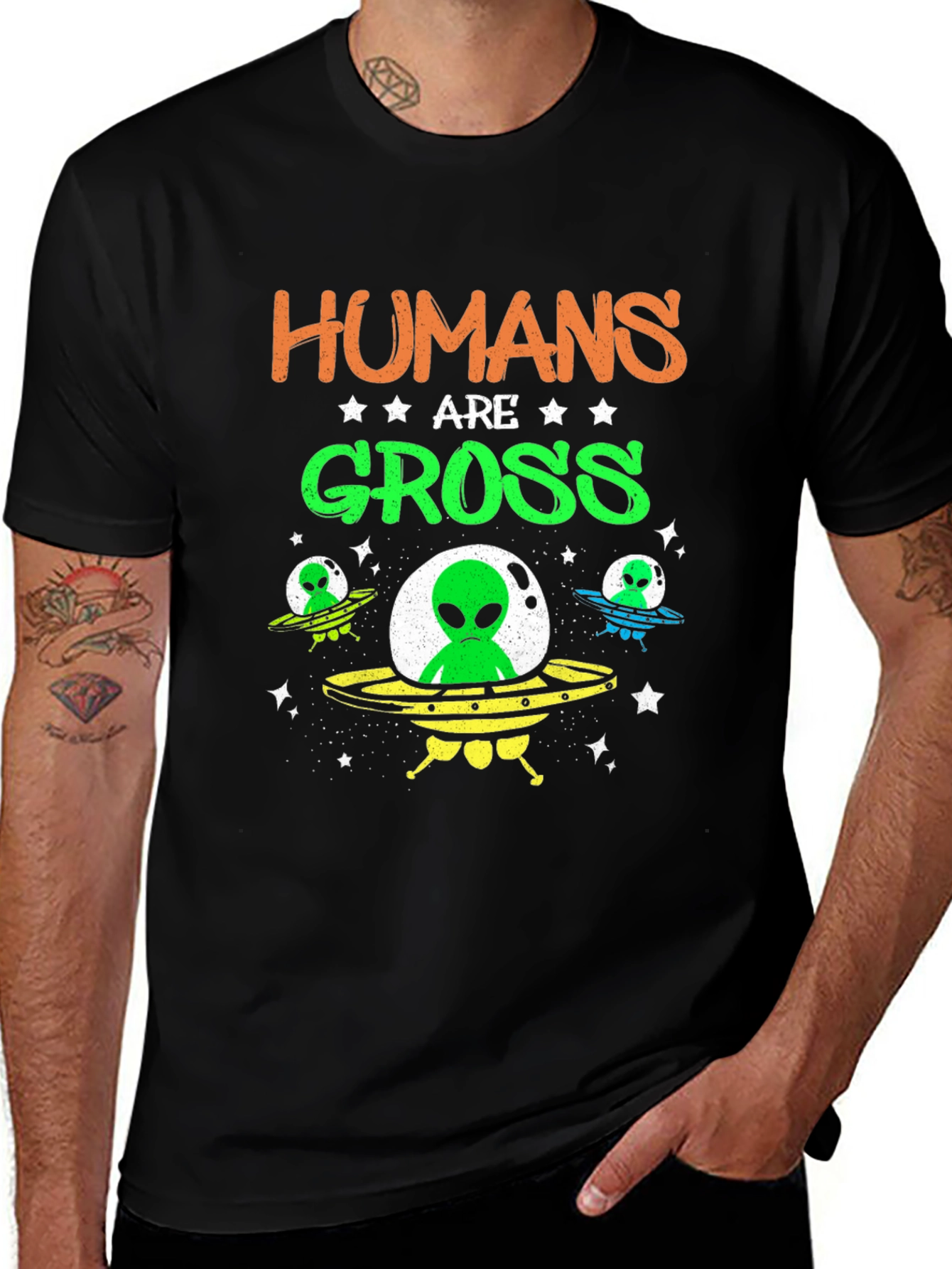 Humans are Gross Alien T-Shirt