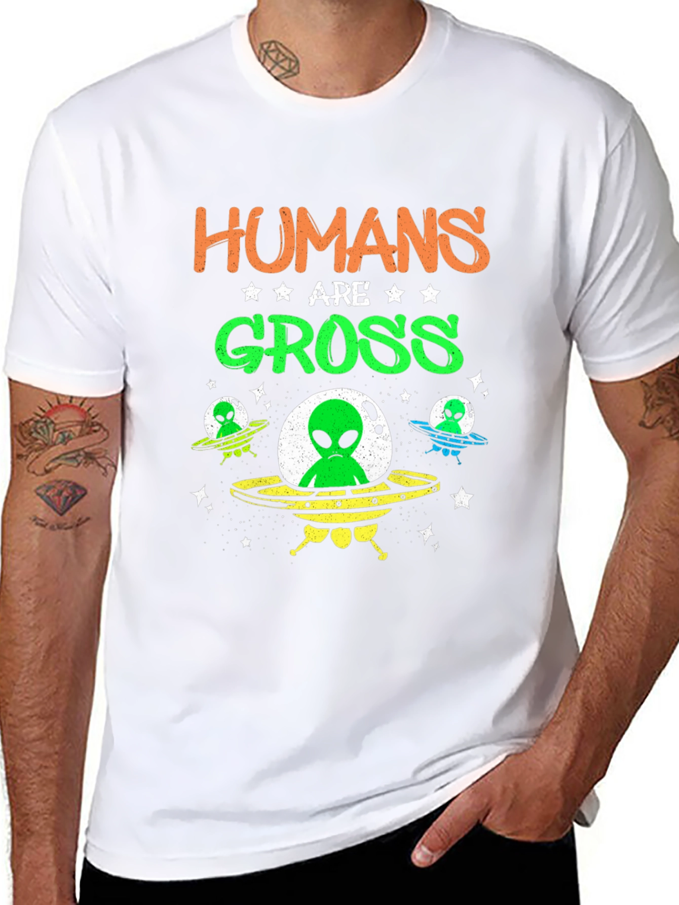 Humans are Gross Alien T-Shirt