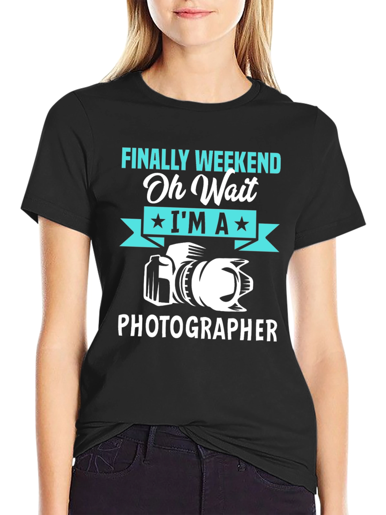 Funny Photographer T-Shirt - Finally Weekend