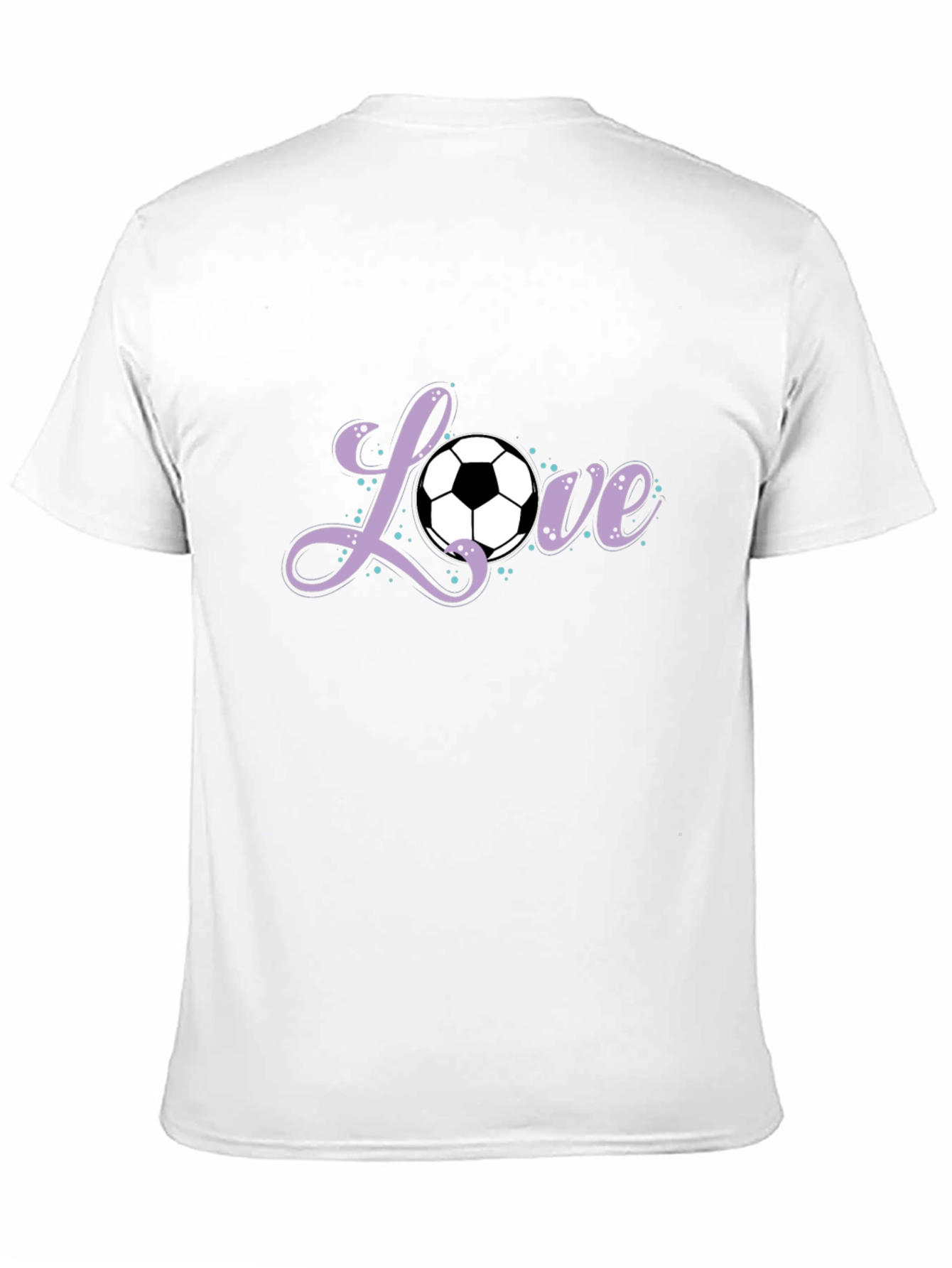 Love Soccer T-Shirt - Black Graphic Tee
