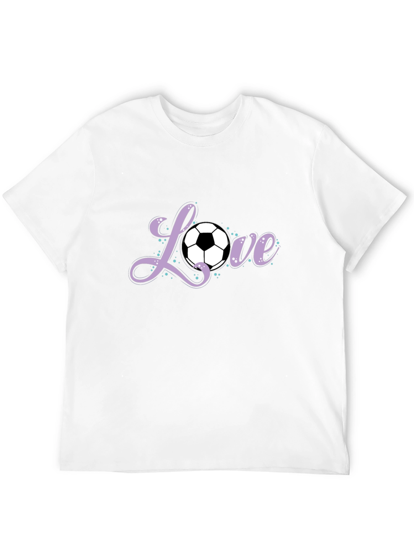 Love Soccer T-Shirt - Black Graphic Tee