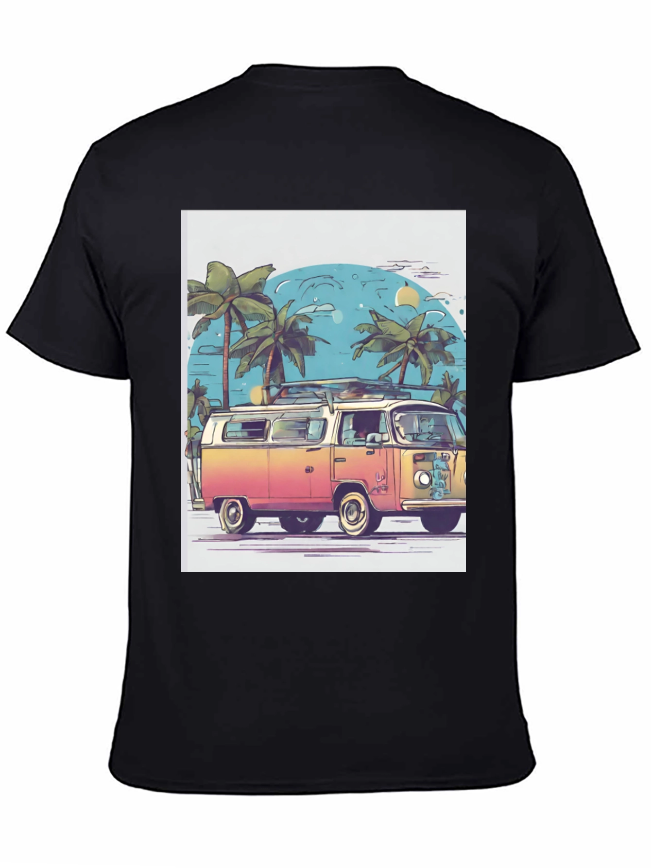Retro Beach Van Graphic Tee