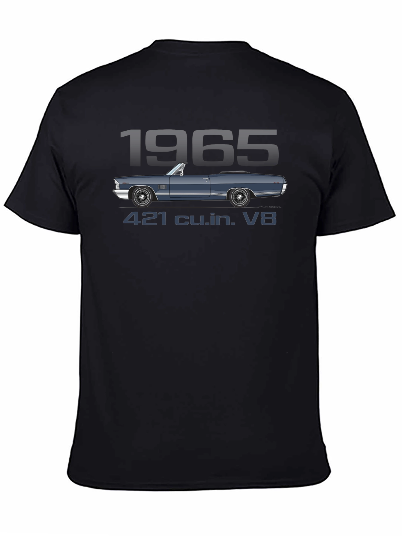 1965 Car T-Shirt - 421 cu.in. V8 Engine